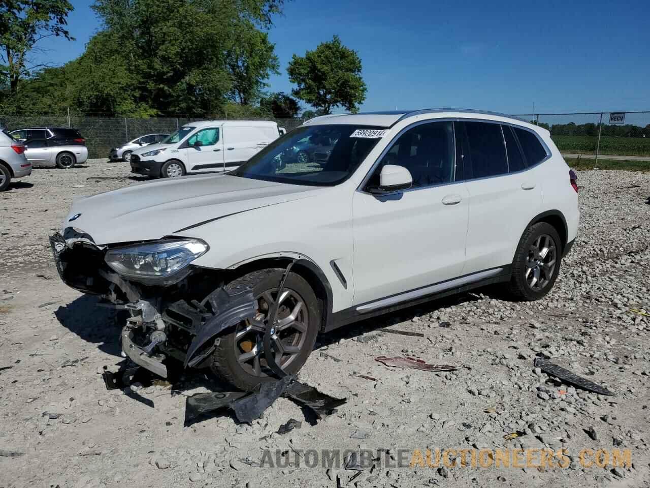 5UXTY5C02M9F78750 BMW X3 2021