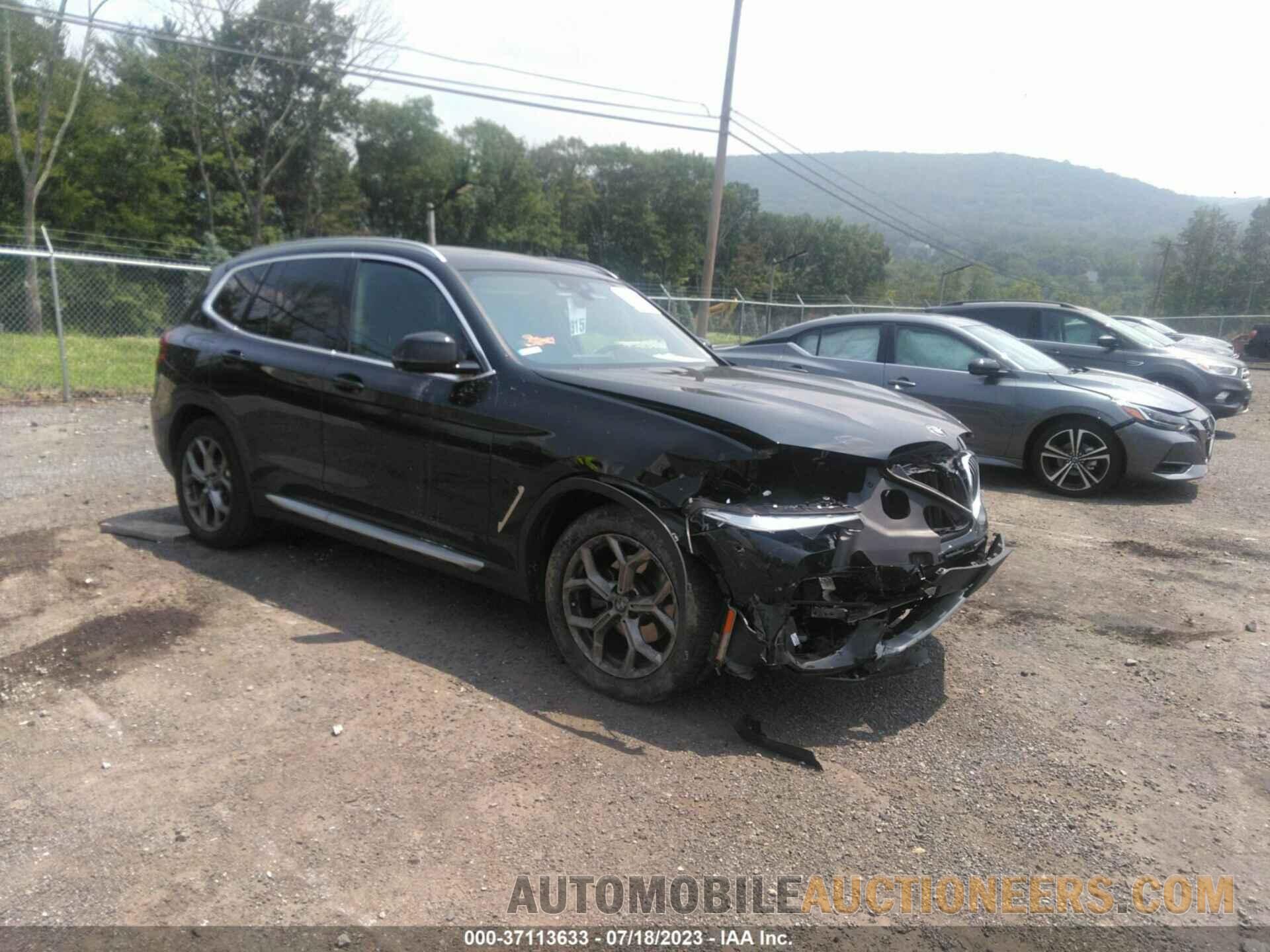 5UXTY5C02M9H93870 BMW X3 2021