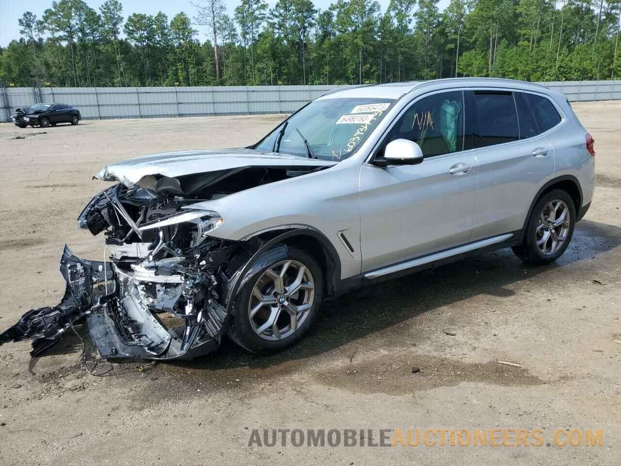 5UXTY5C03M9H49196 BMW X3 2021