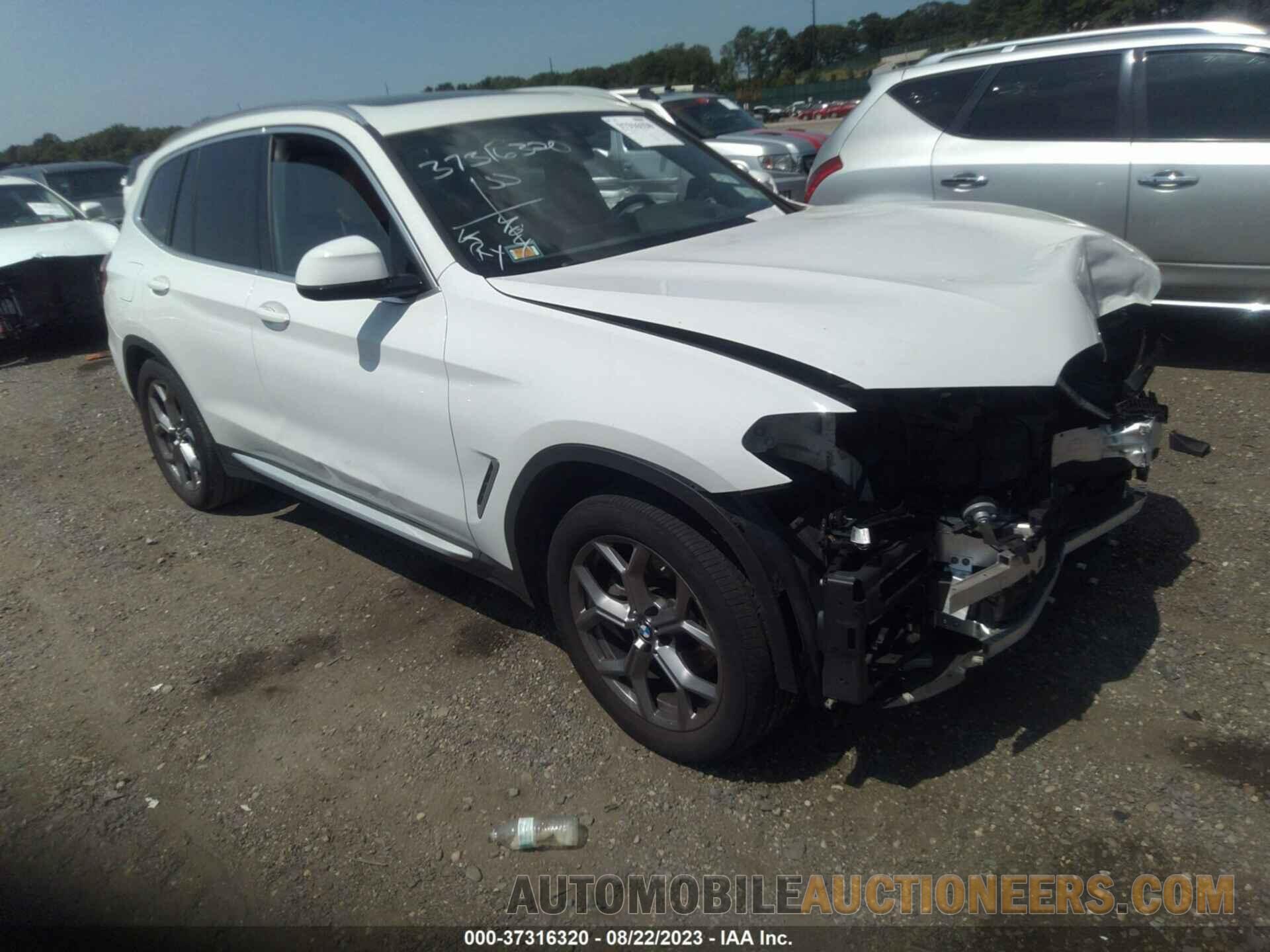 5UXTY5C05M9E21911 BMW X3 2021