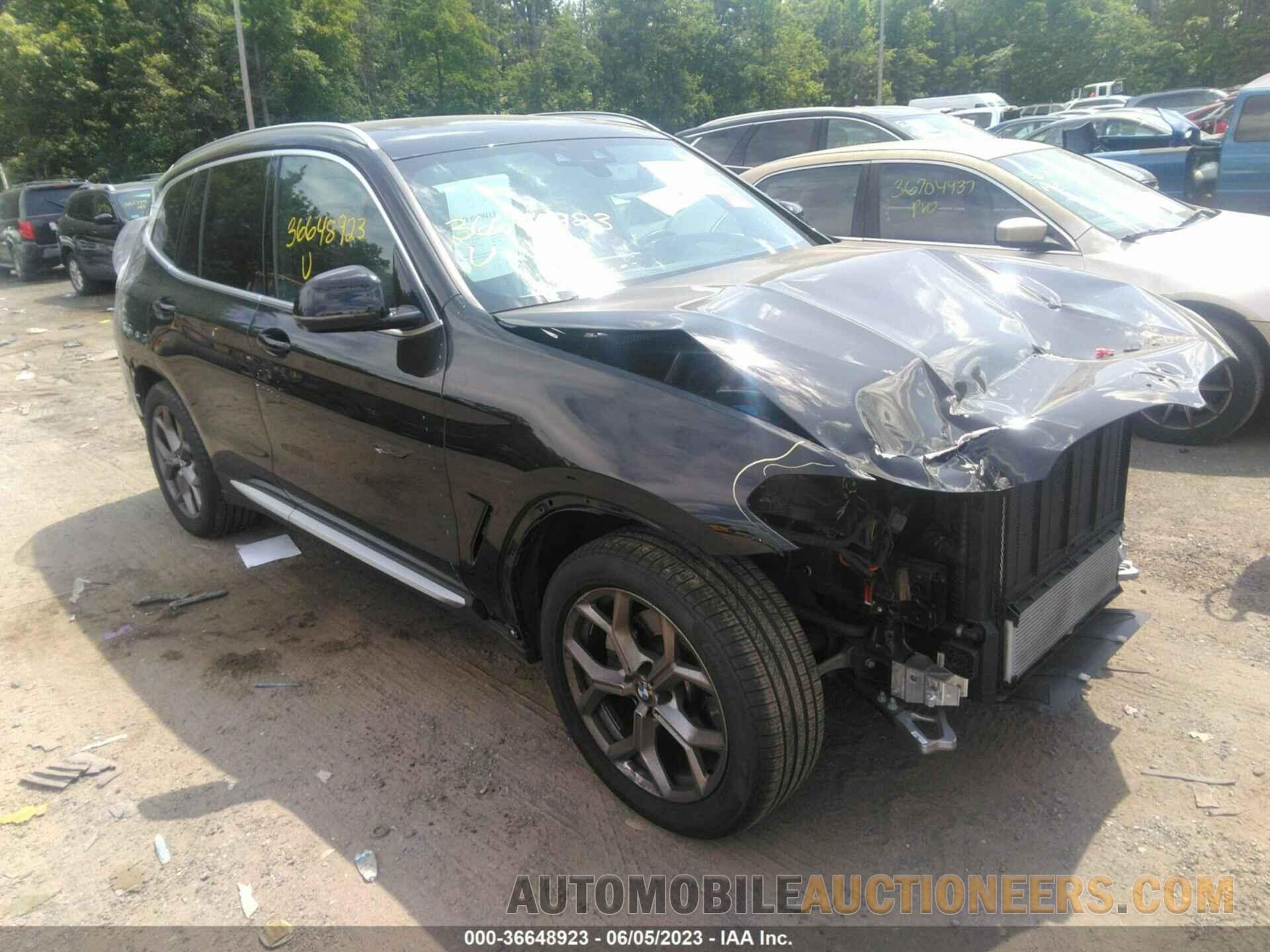 5UXTY5C05M9G98784 BMW X3 2021