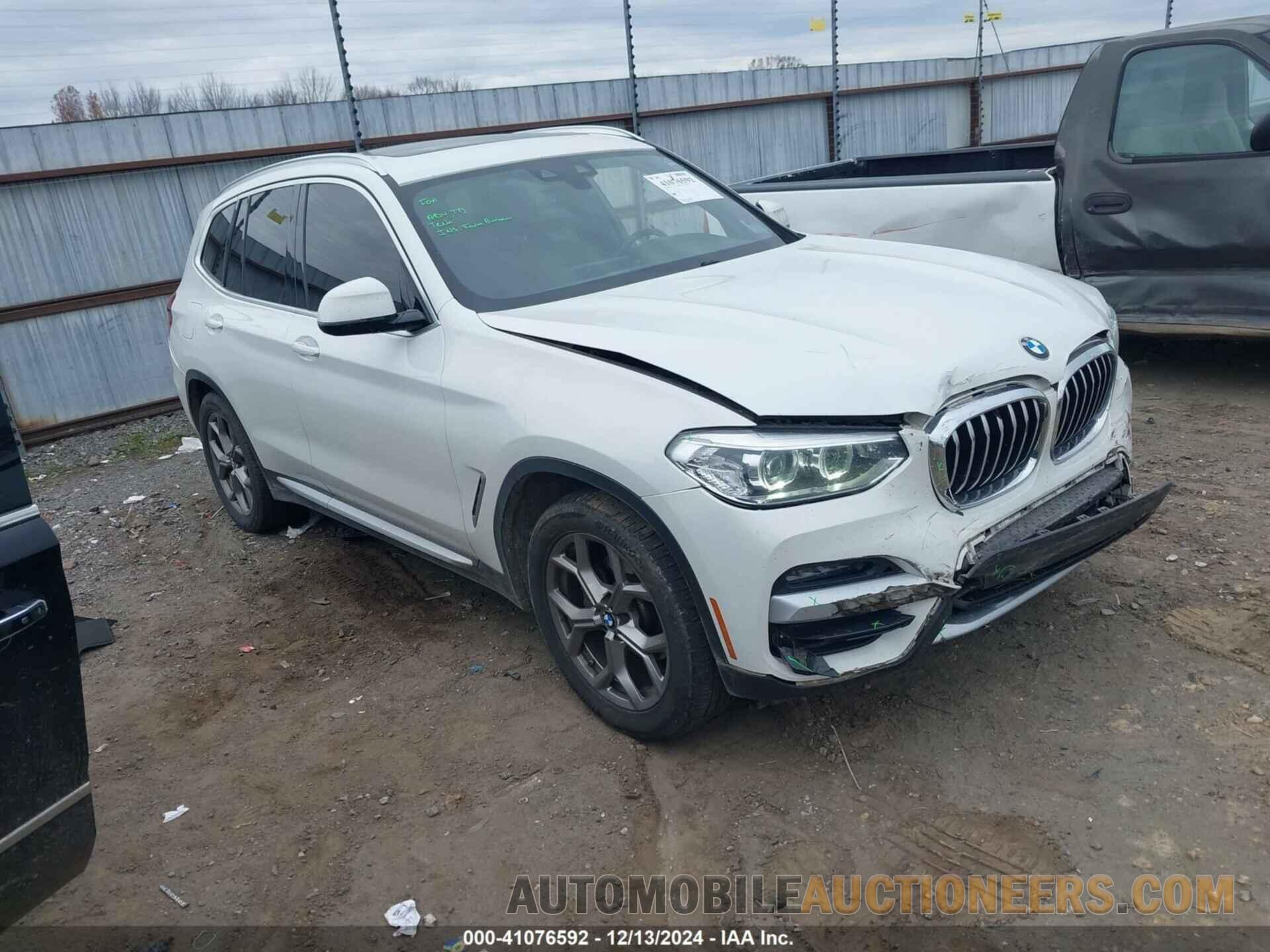 5UXTY5C06M9F57948 BMW X3 2021