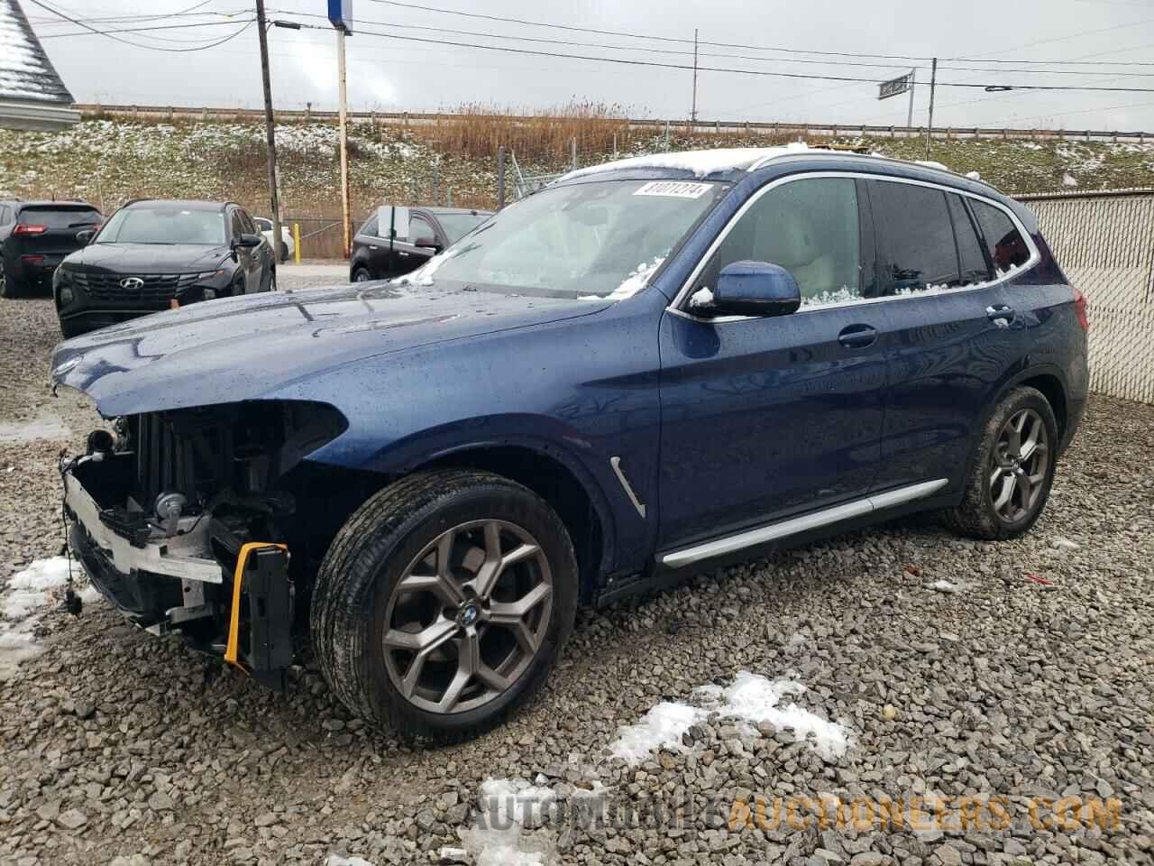 5UXTY5C07M9F11268 BMW X3 2021