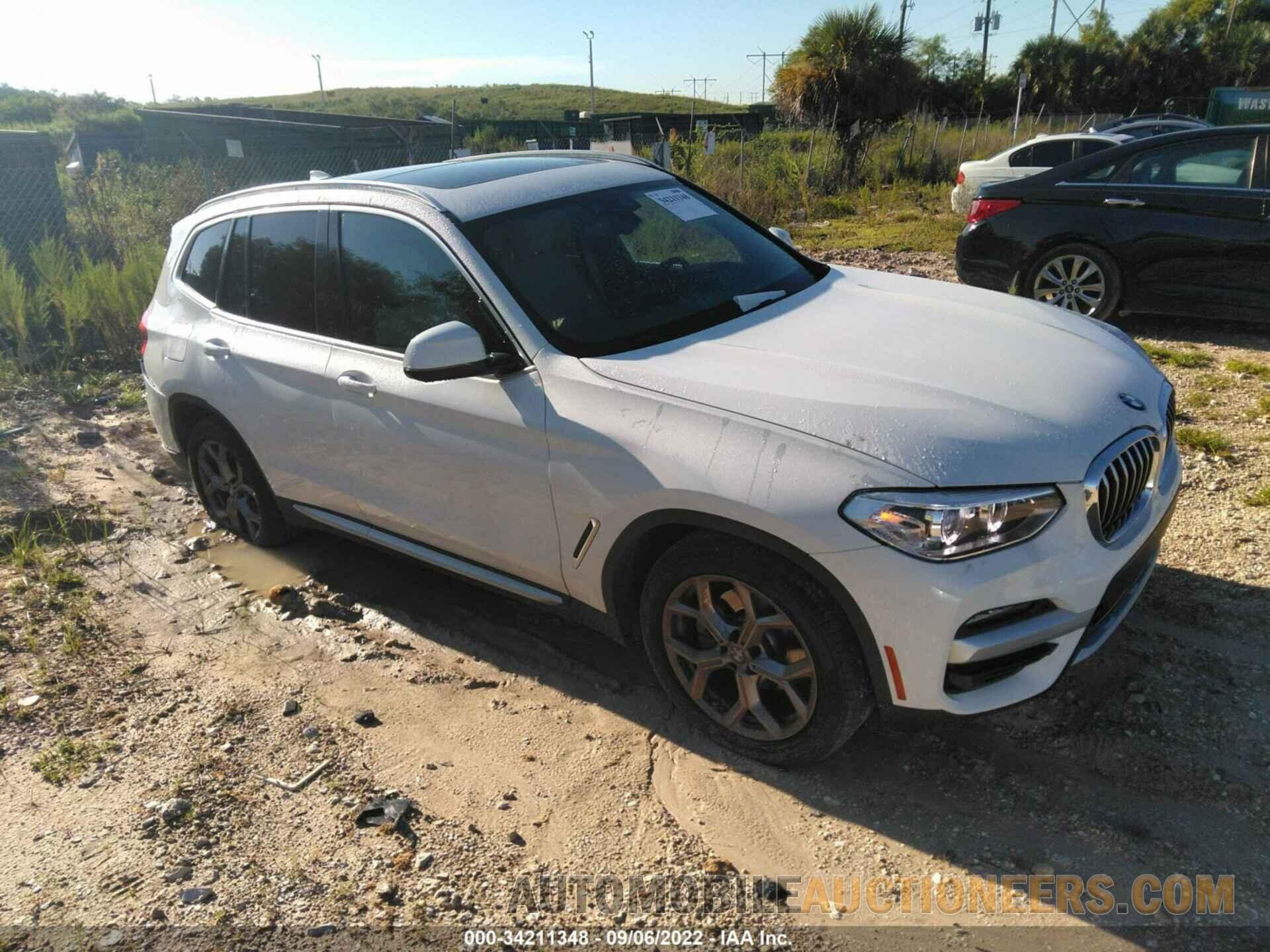 5UXTY5C07M9H23037 BMW X3 2021