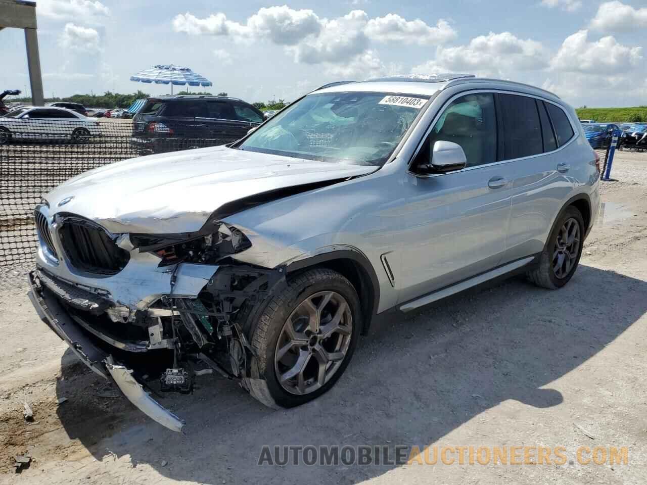 5UXTY5C07M9H42994 BMW X3 2021