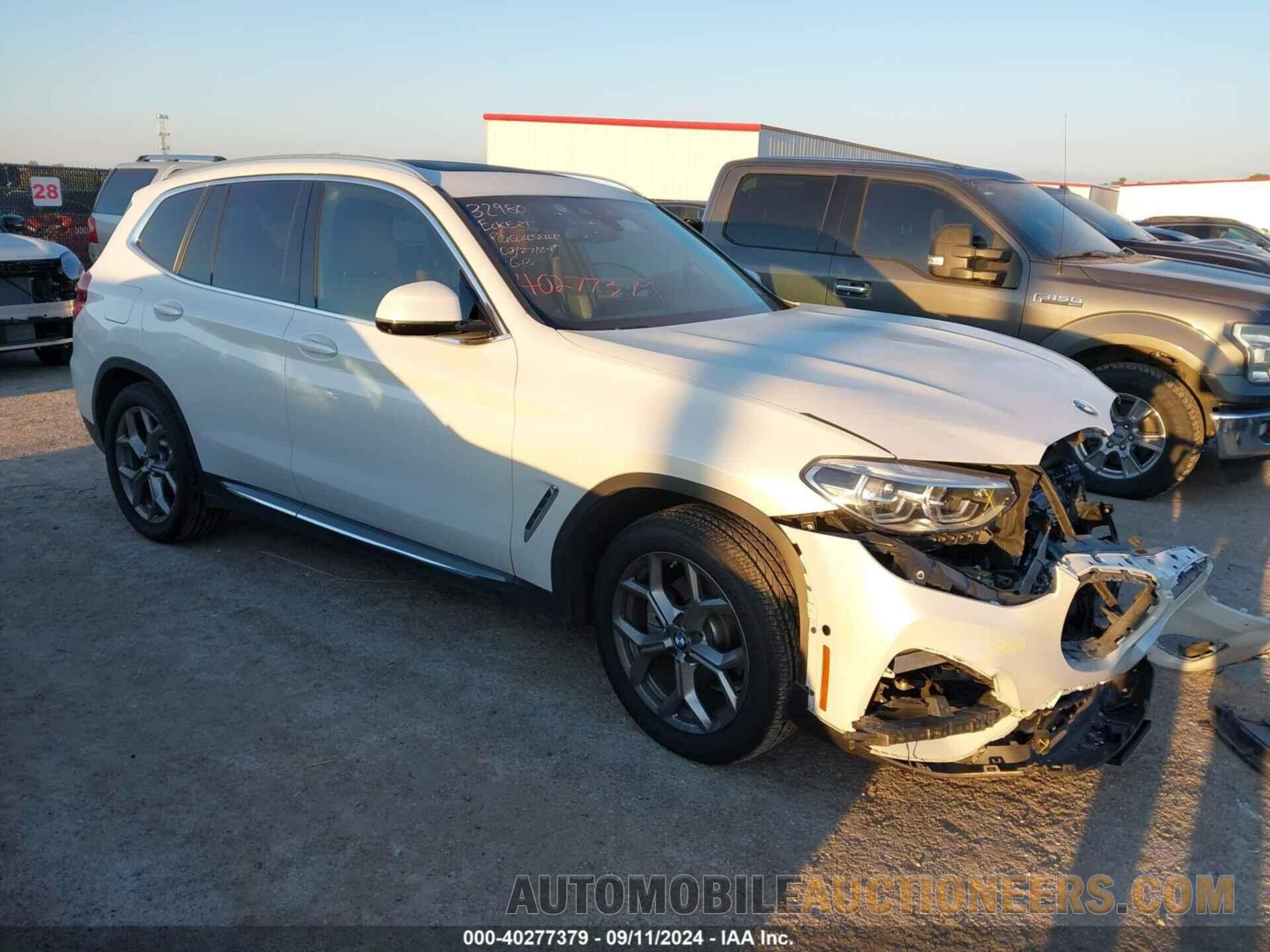 5UXTY5C09LLT38089 BMW X3 2020