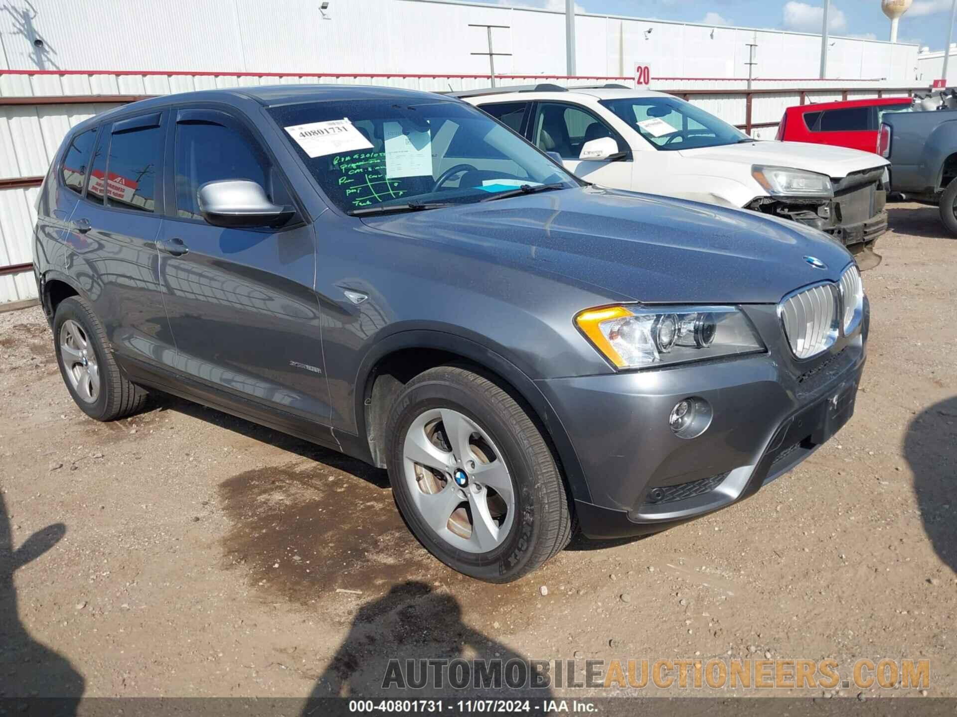 5UXWX5C53CL720646 BMW X3 2012