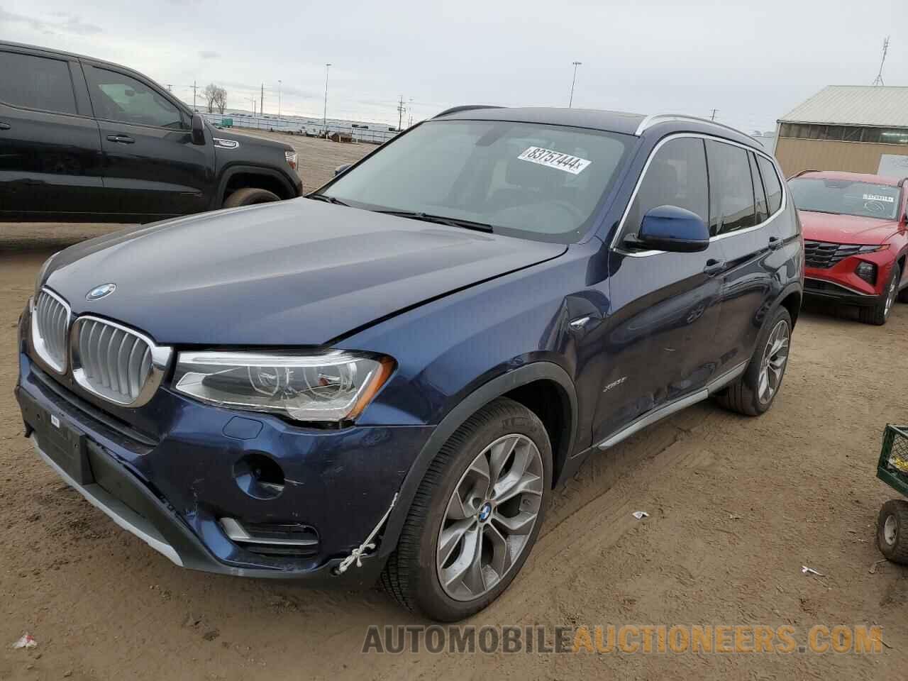 5UXWX7C30H0W39476 BMW X3 2017