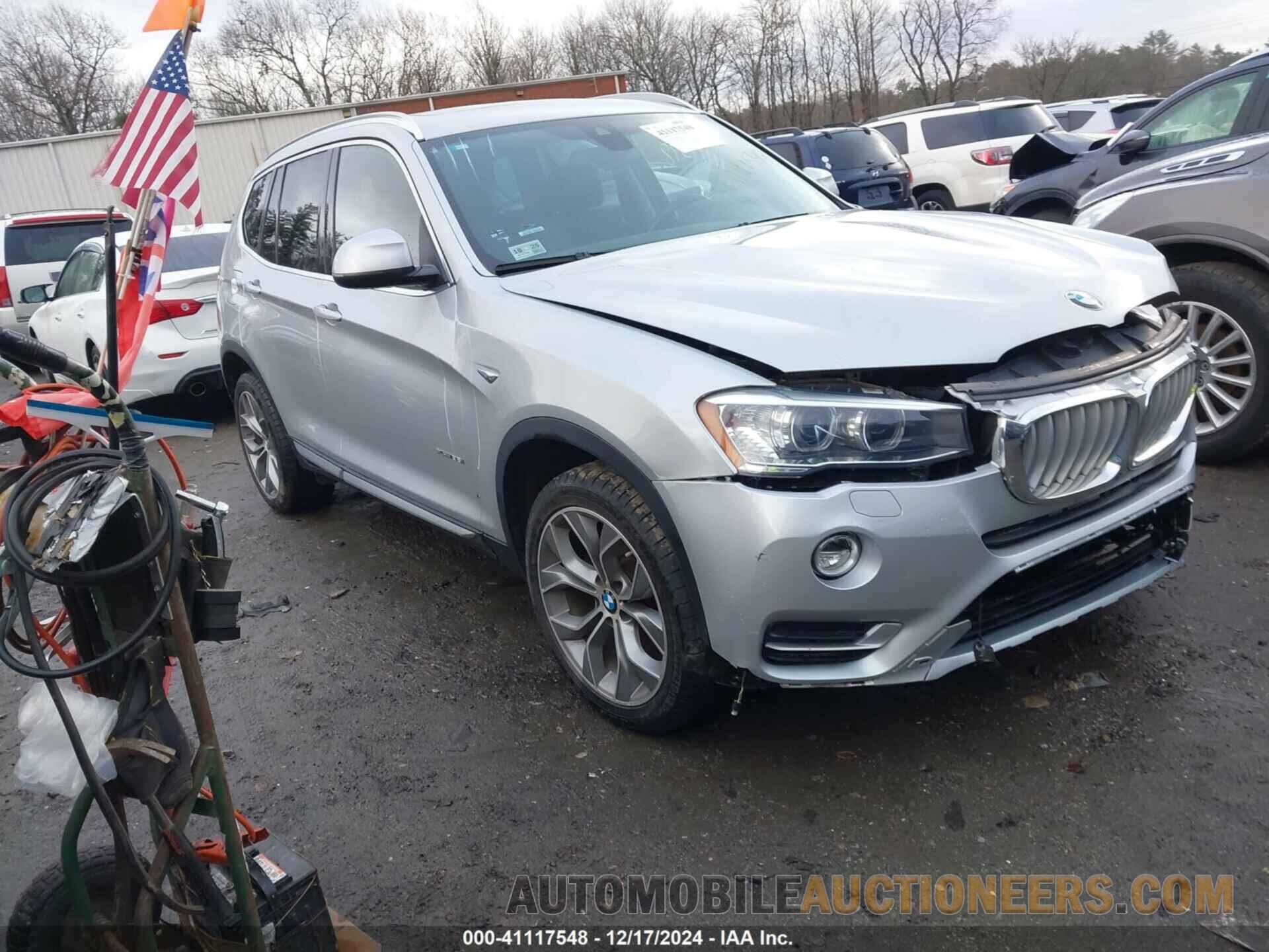 5UXWX7C30H0W39784 BMW X3 2017