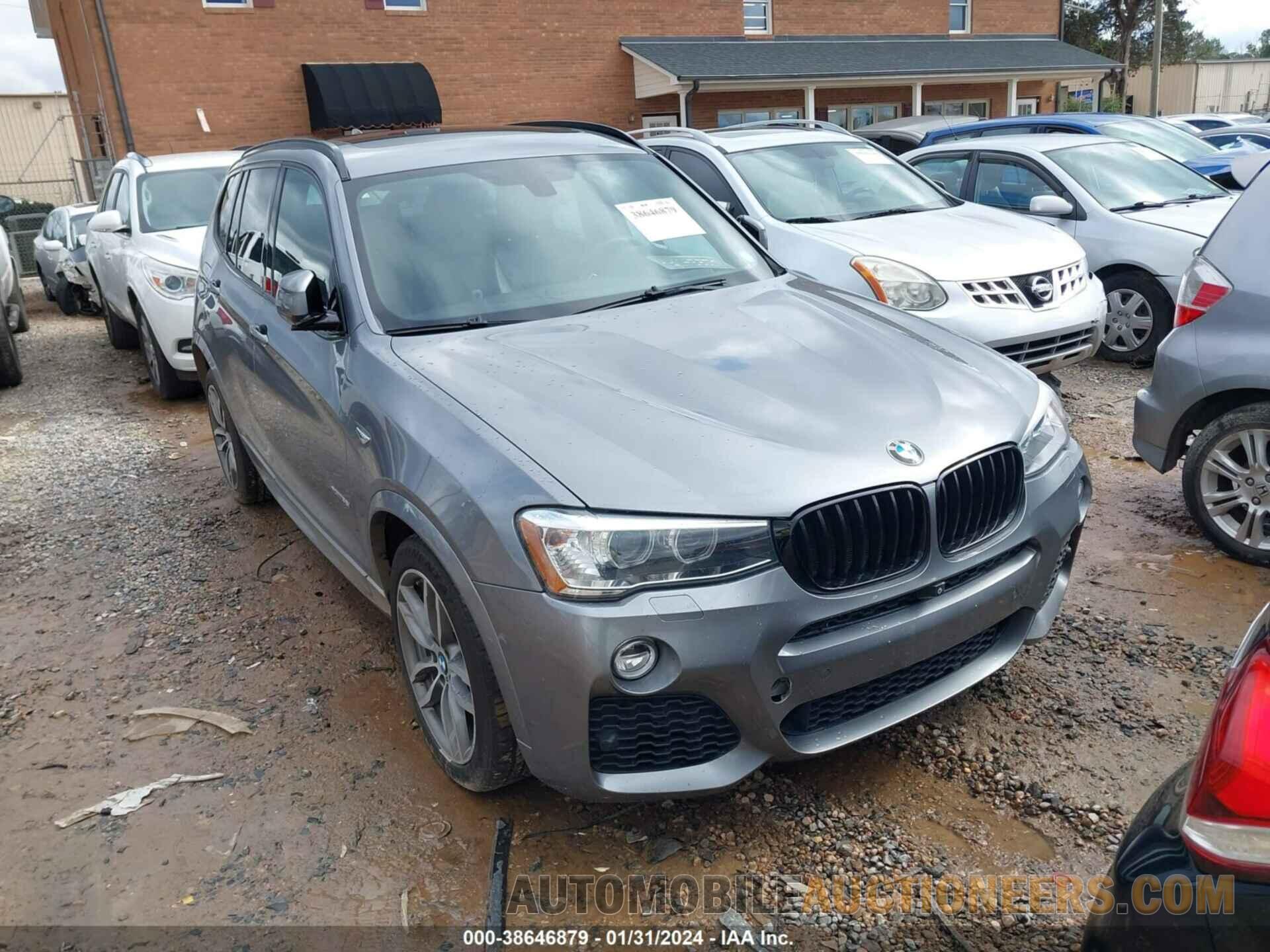 5UXWX7C31H0U43546 BMW X3 2017