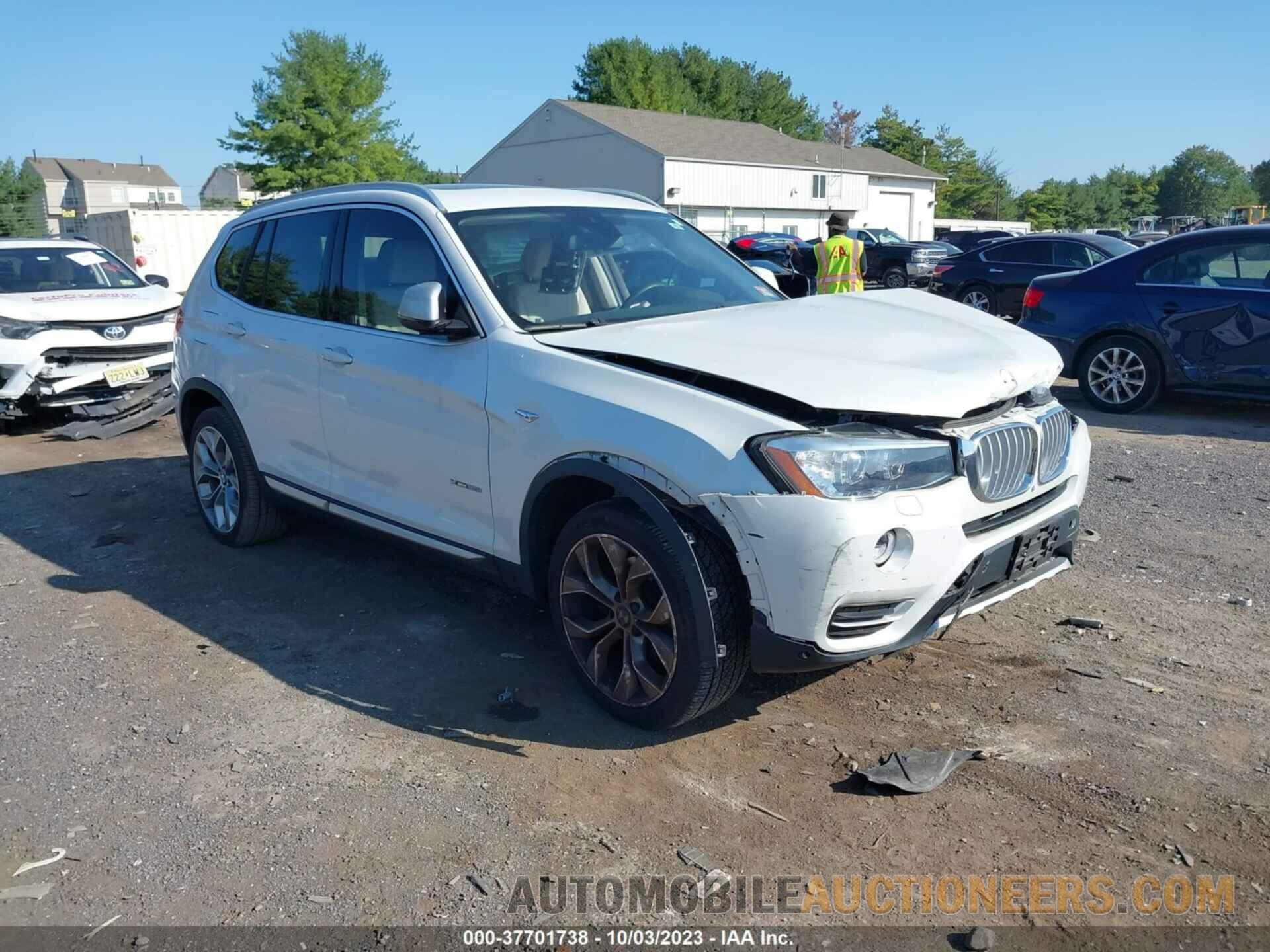 5UXWX7C3XH0W39629 BMW X3 2017