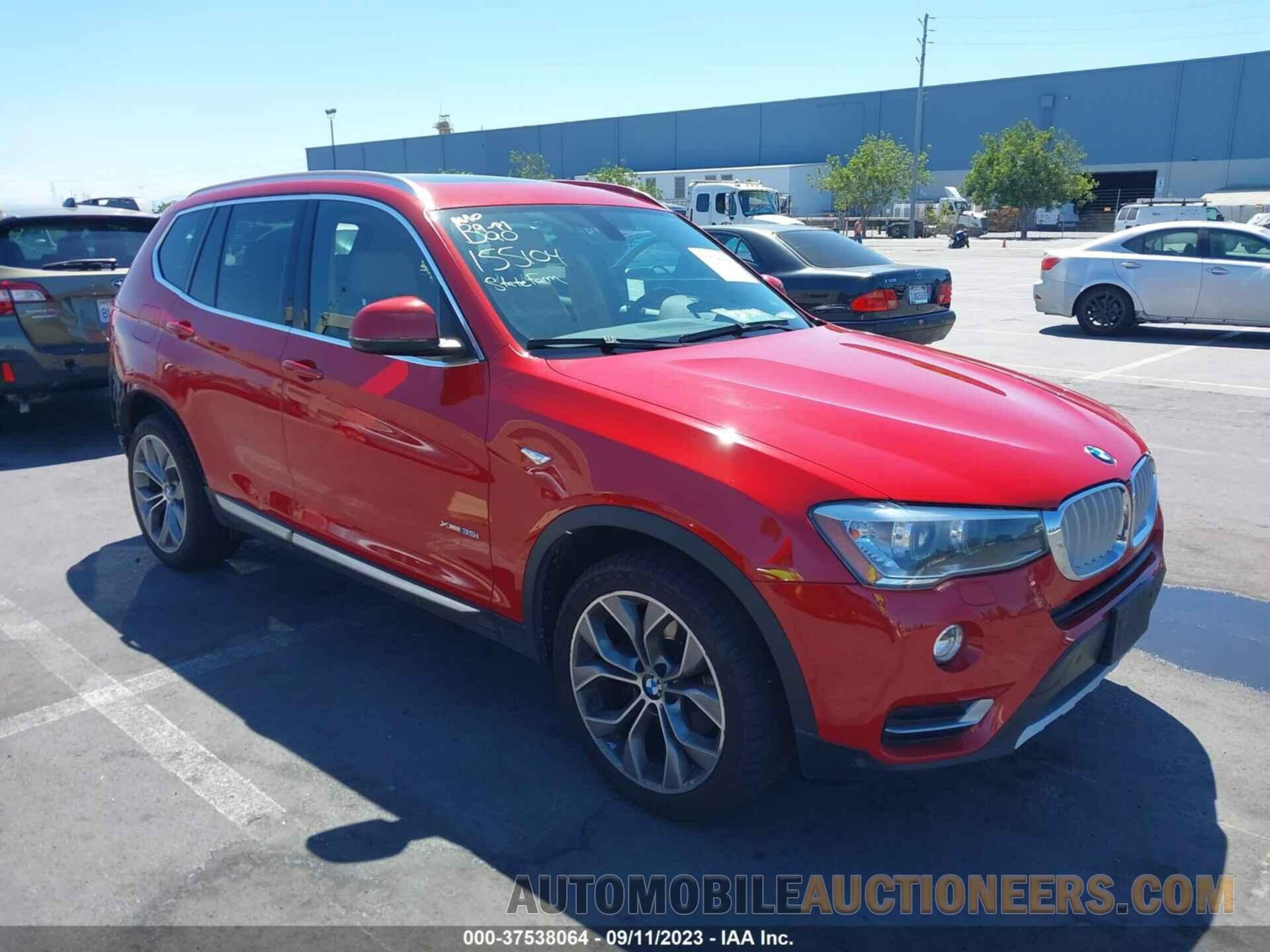 5UXWX7C50F0K32904 BMW X3 2015