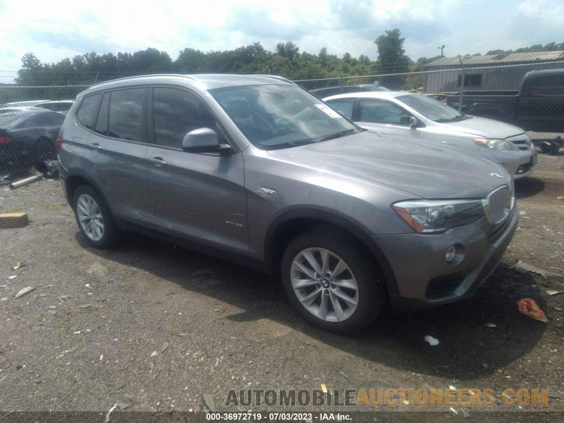 5UXWX7C50F0M82749 BMW X3 2015