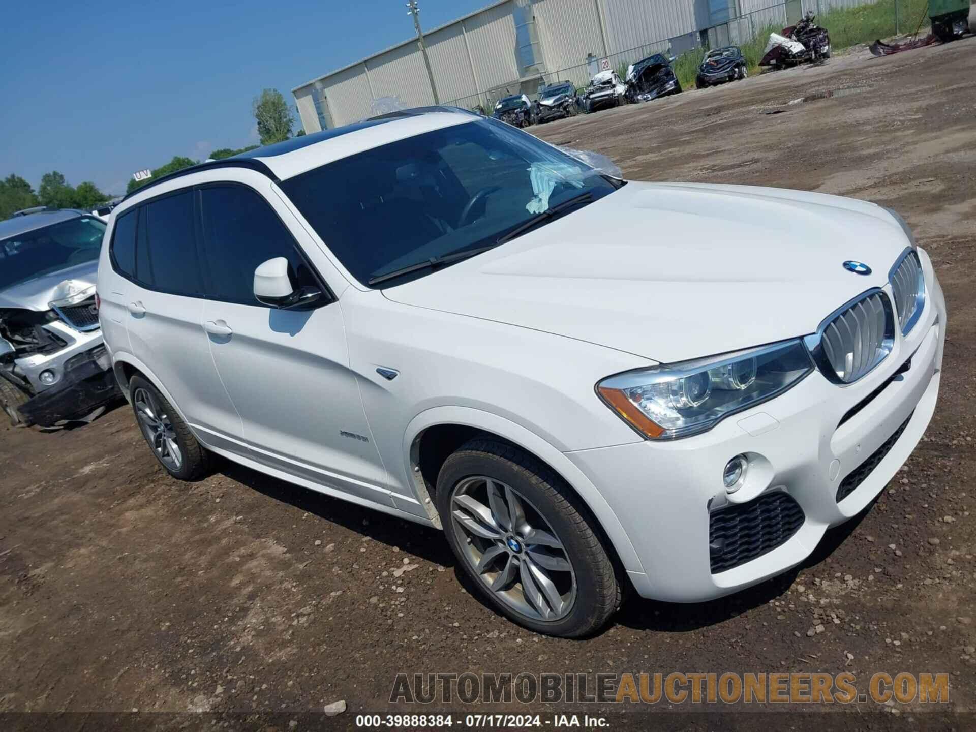 5UXWX7C50G0R17826 BMW X3 2016