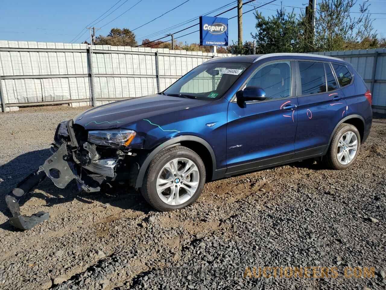 5UXWX7C51F0K33057 BMW X3 2015