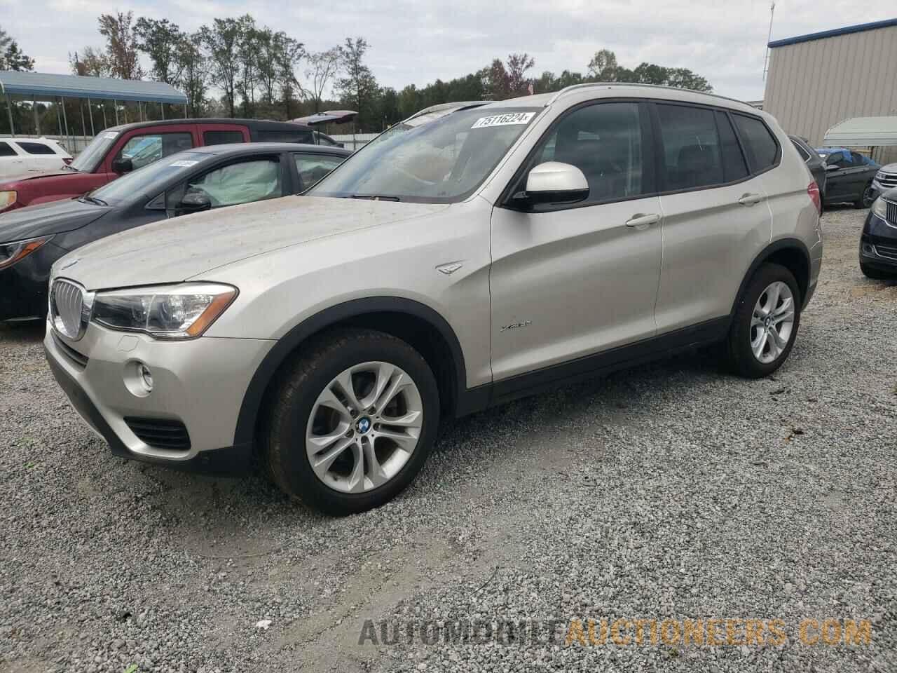 5UXWX7C51F0K33558 BMW X3 2015