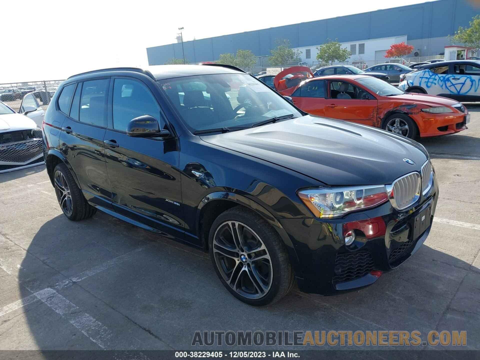 5UXWX7C51F0K34001 BMW X3 2015