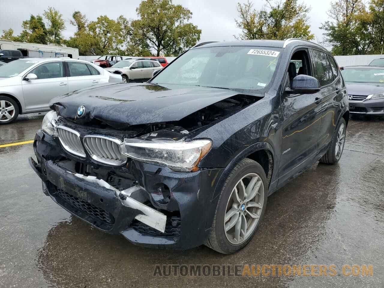 5UXWX7C51G0K36834 BMW X3 2016