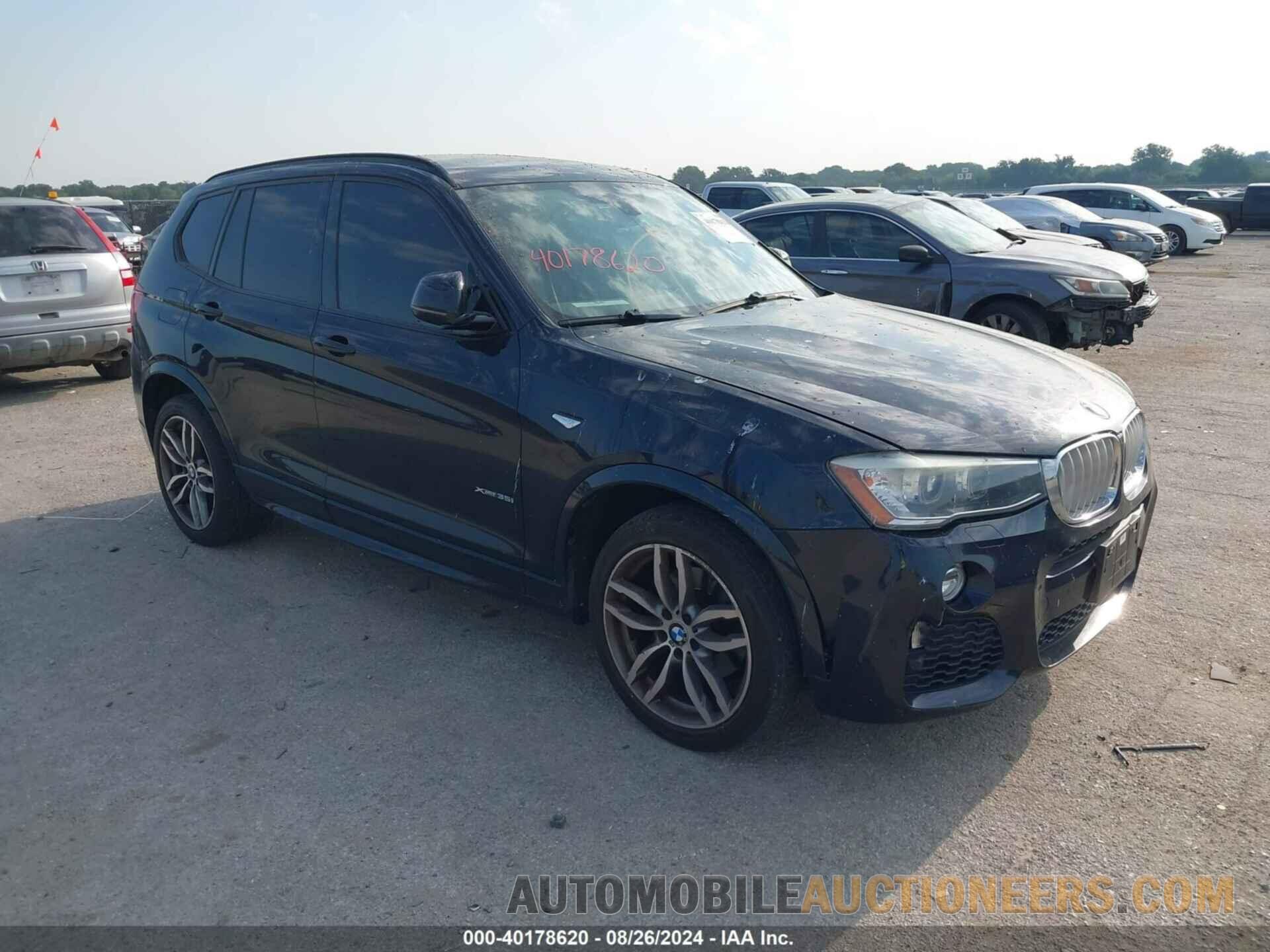 5UXWX7C51G0R17706 BMW X3 2016