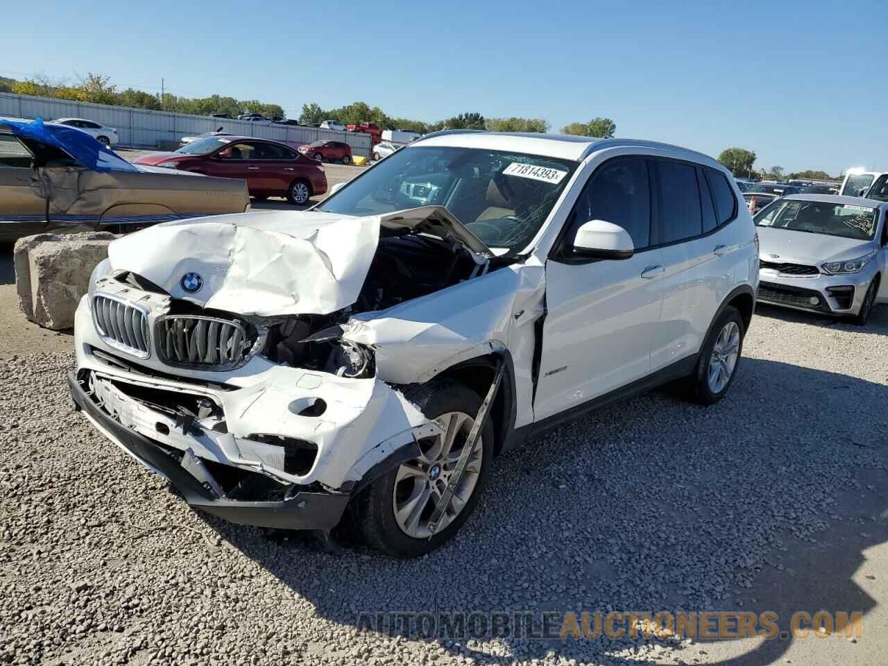 5UXWX7C51H0U40454 BMW X3 2017