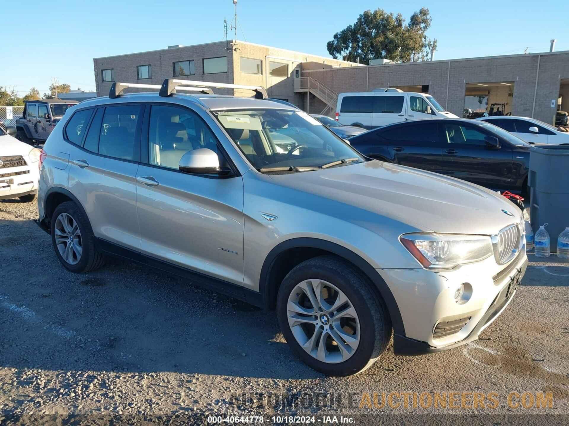 5UXWX7C52F0K31947 BMW X3 2015