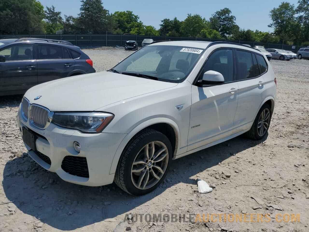 5UXWX7C52F0K32225 BMW X3 2015