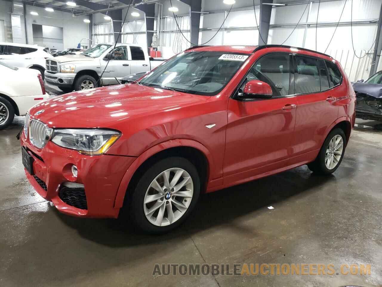 5UXWX7C52F0K33486 BMW X3 2015