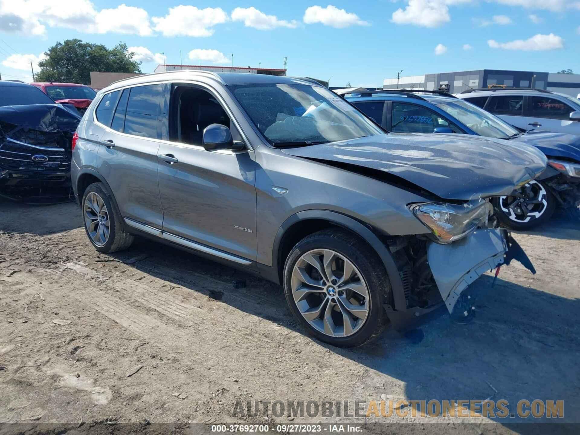 5UXWX7C52G0R18282 BMW X3 2016