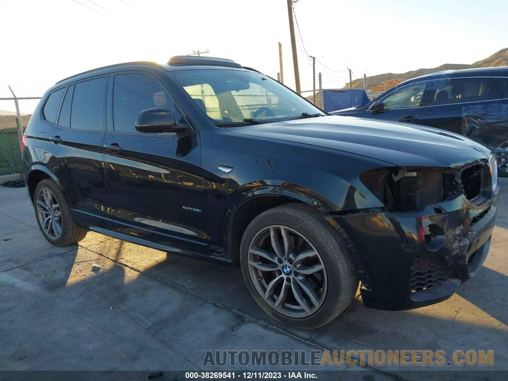 5UXWX7C52G0R18301 BMW X3 2016