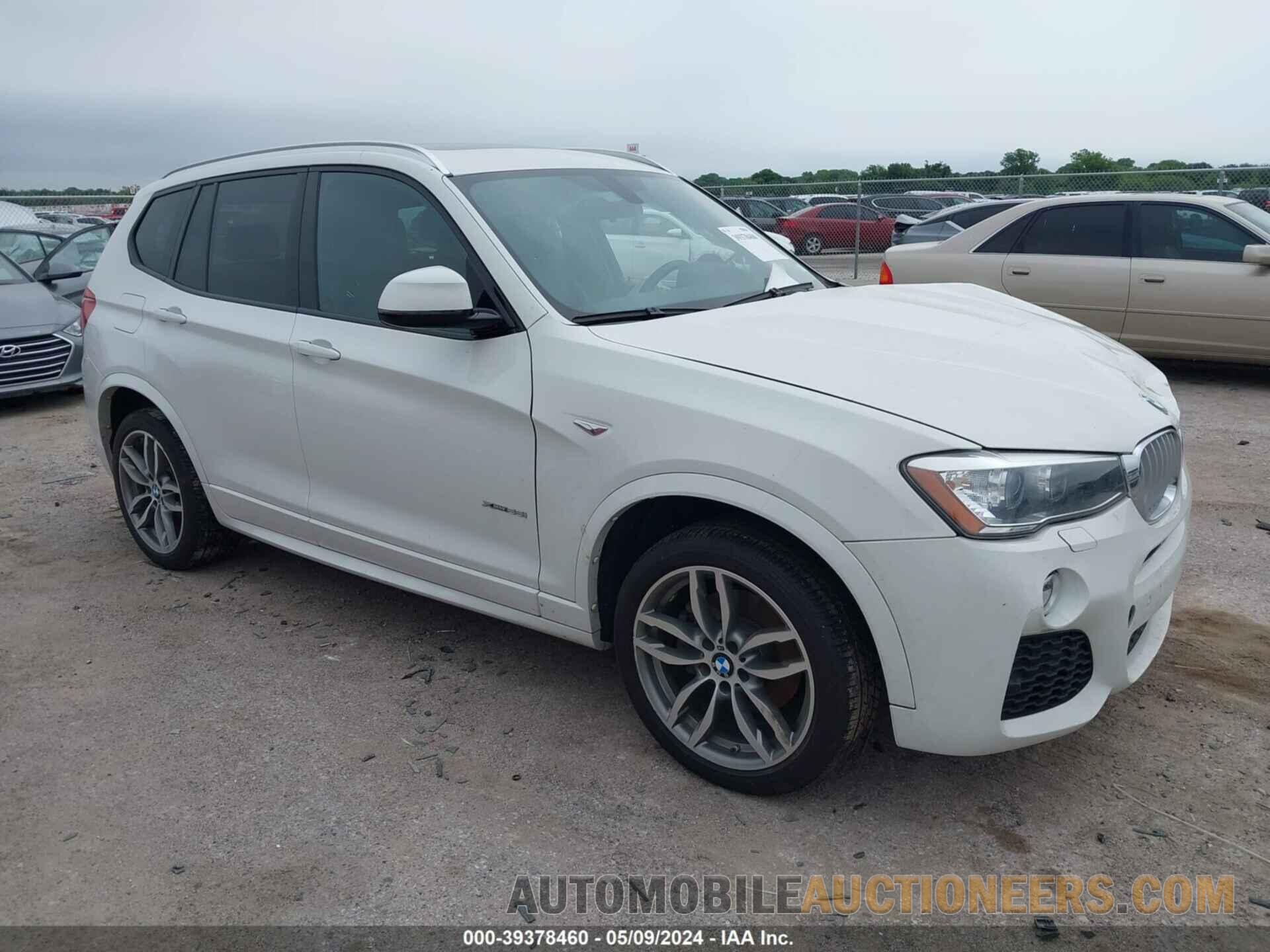 5UXWX7C52G0S15927 BMW X3 2016