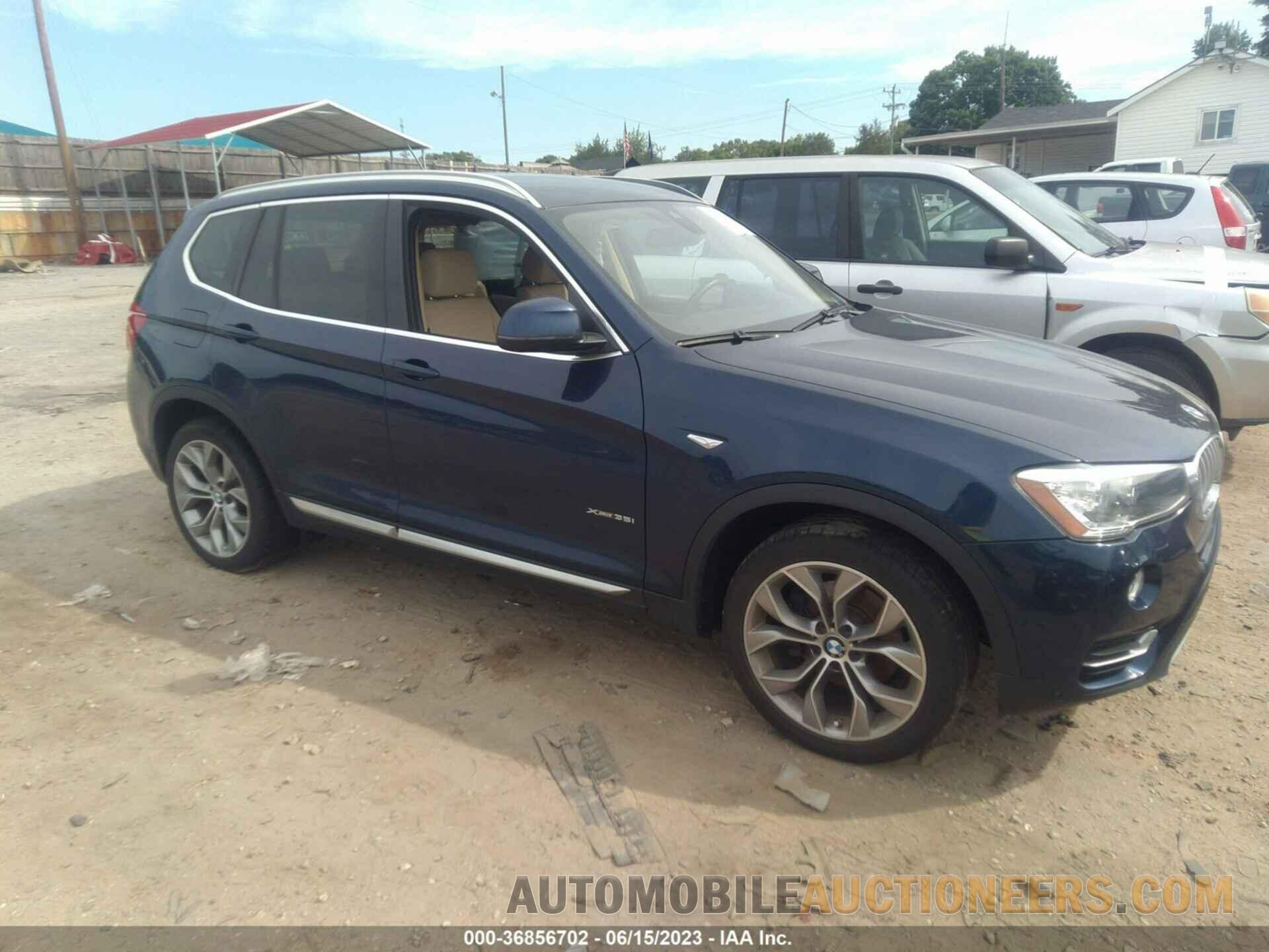 5UXWX7C53G0S16486 BMW X3 2016