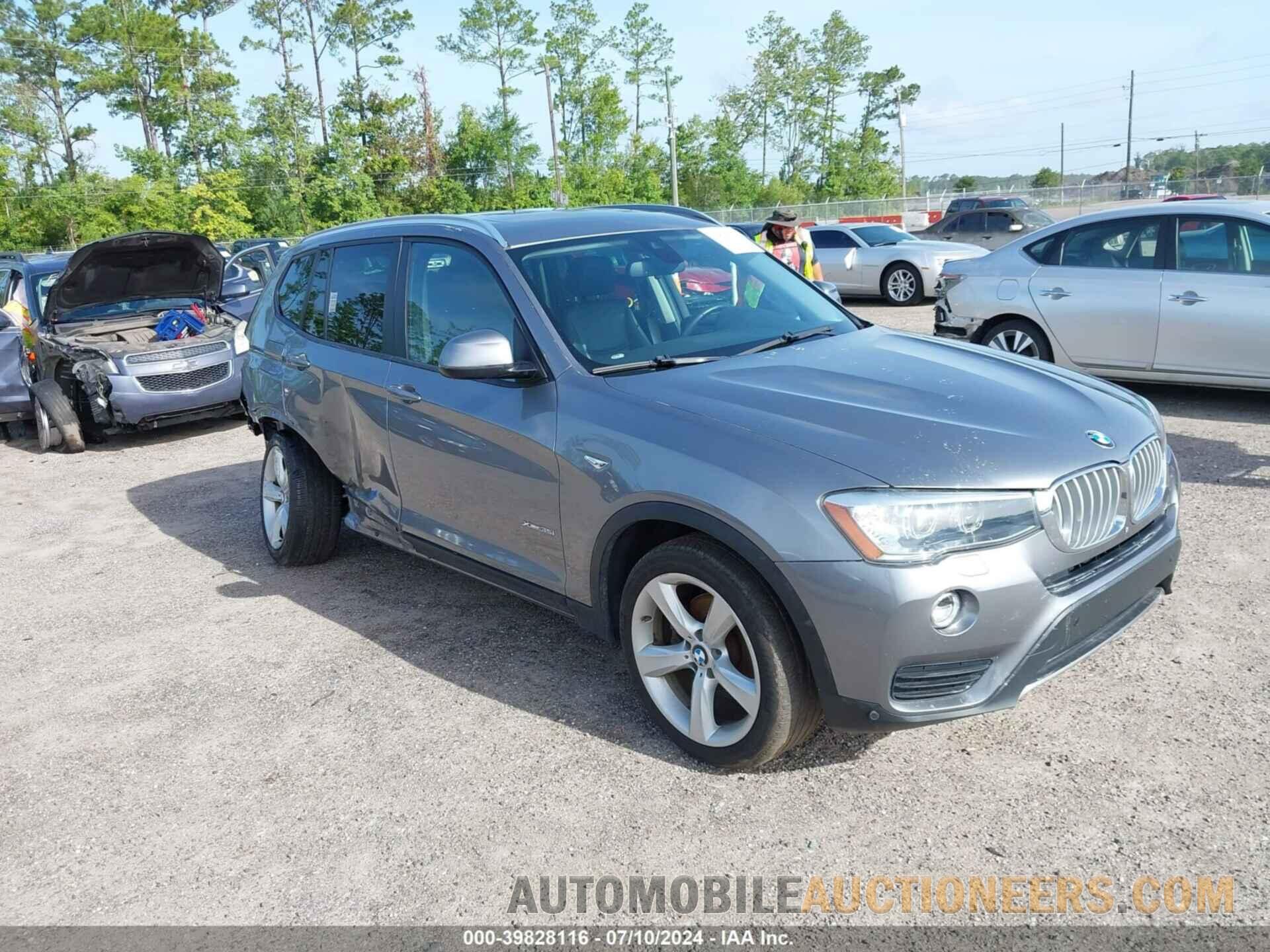 5UXWX7C53H0S19485 BMW X3 2017