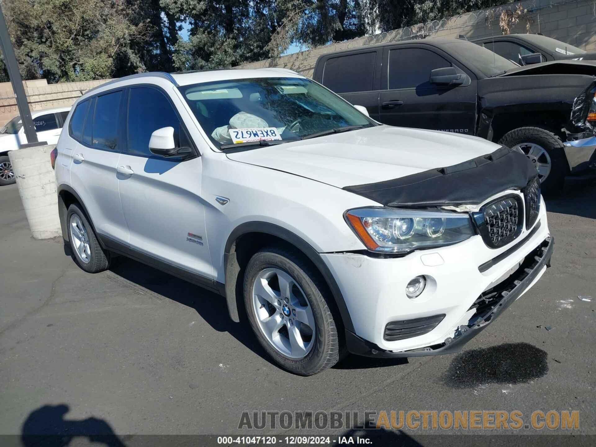 5UXWX7C54F0K31495 BMW X3 2015