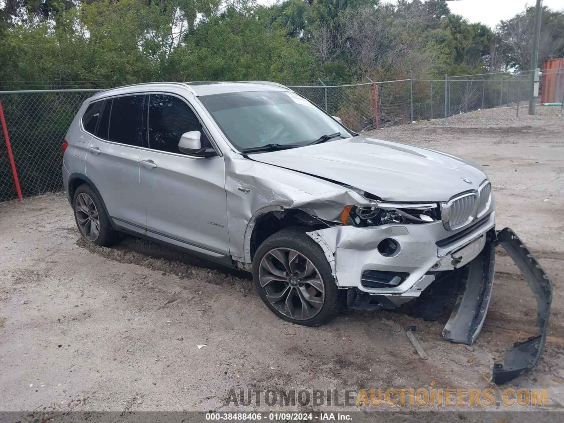 5UXWX7C54F0K32727 BMW X3 2015