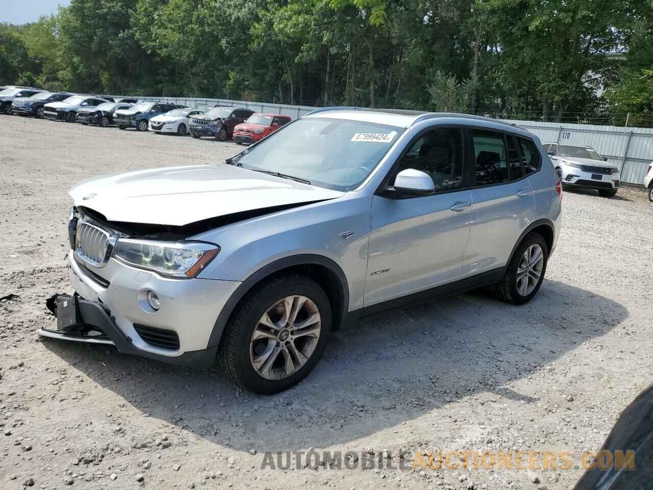 5UXWX7C54F0K34199 BMW X3 2015