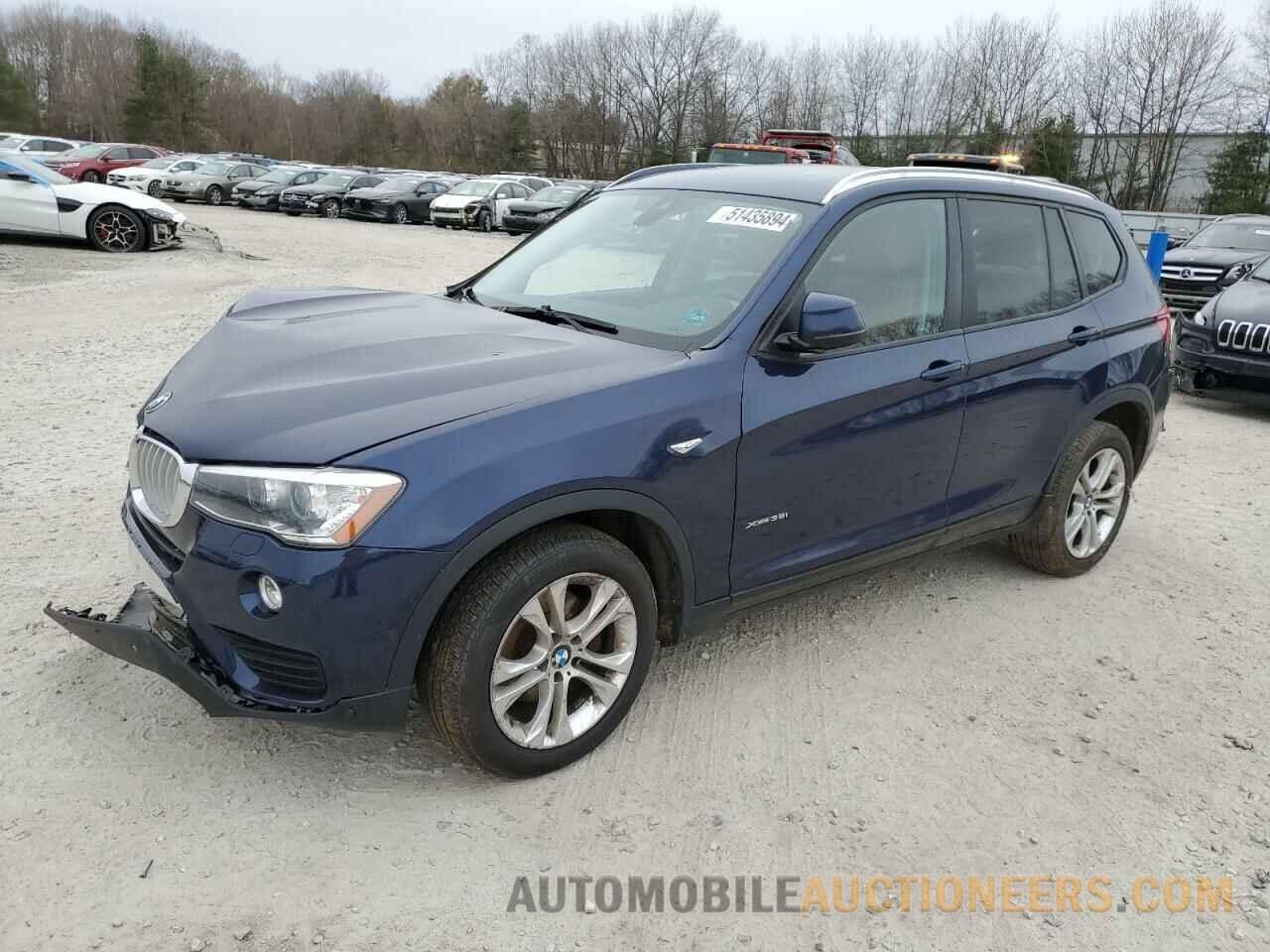 5UXWX7C54G0R17165 BMW X3 2016