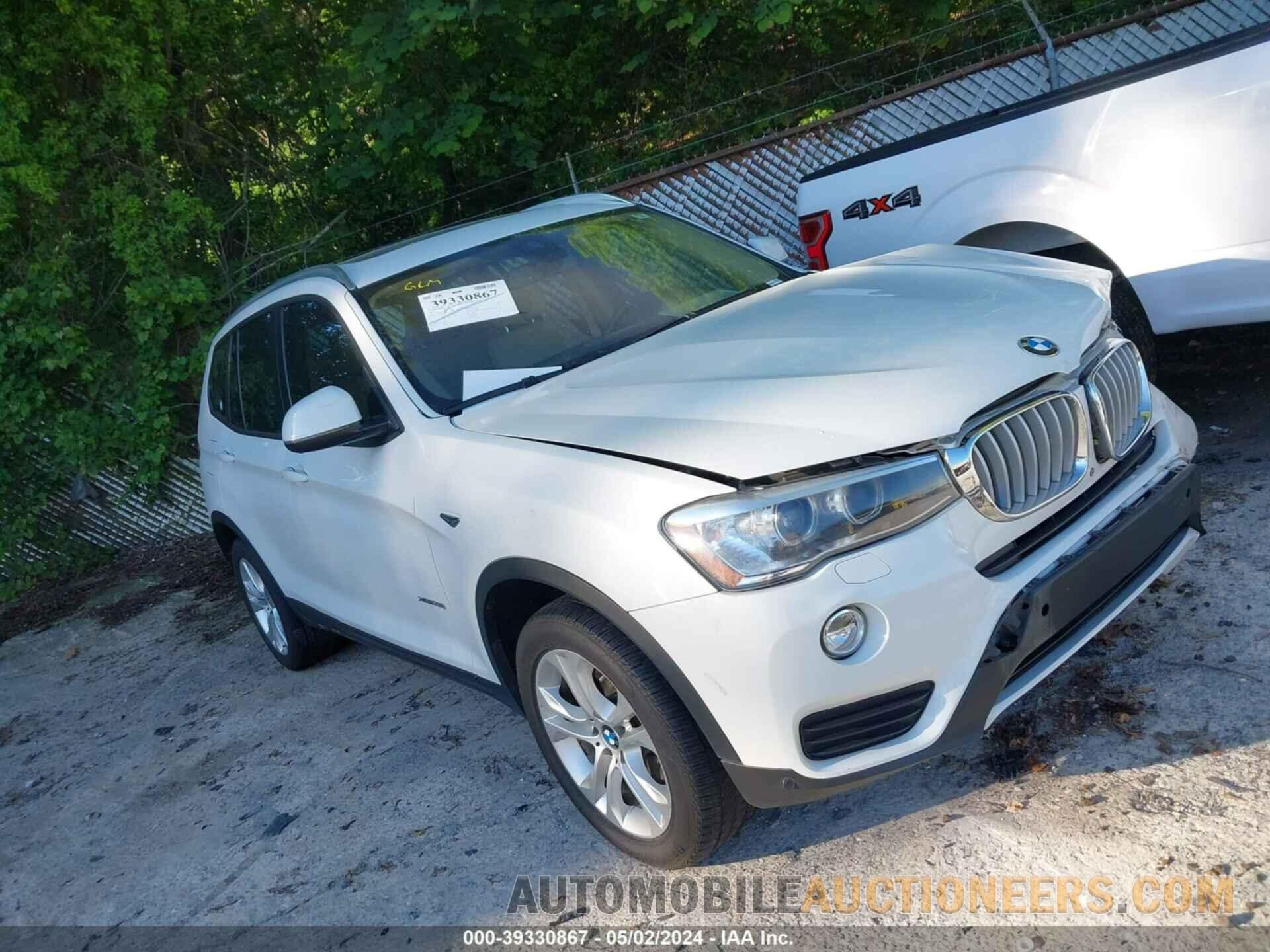 5UXWX7C54G0S15248 BMW X3 2016