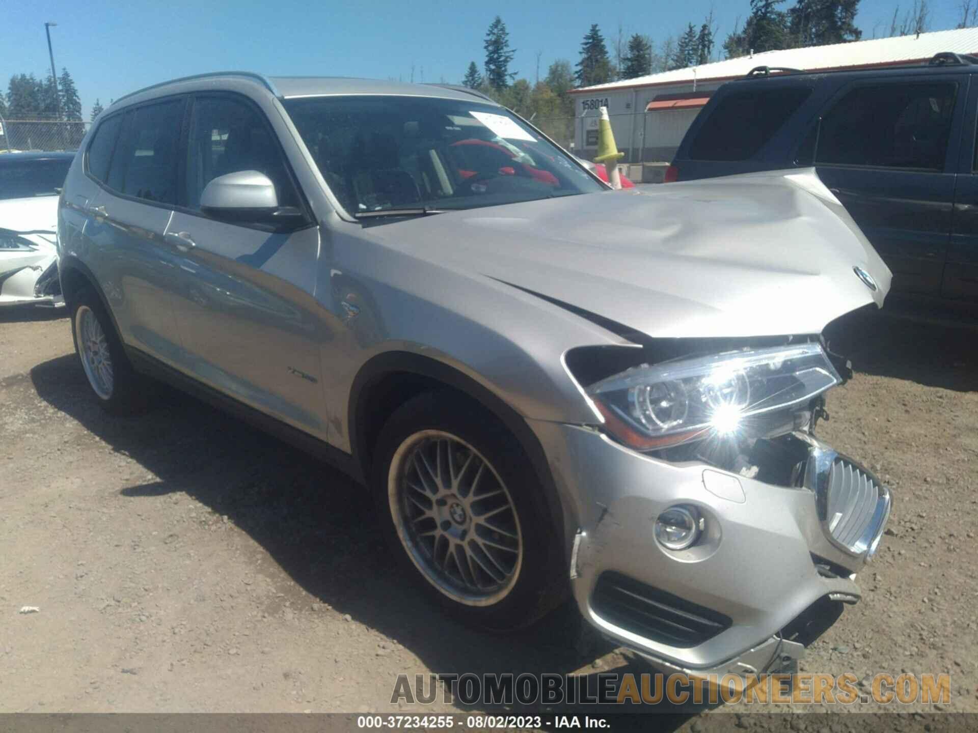 5UXWX7C54G0S18019 BMW X3 2016