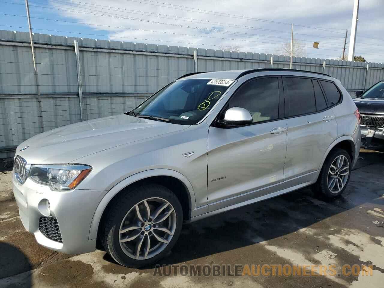 5UXWX7C54H0U40142 BMW X3 2017