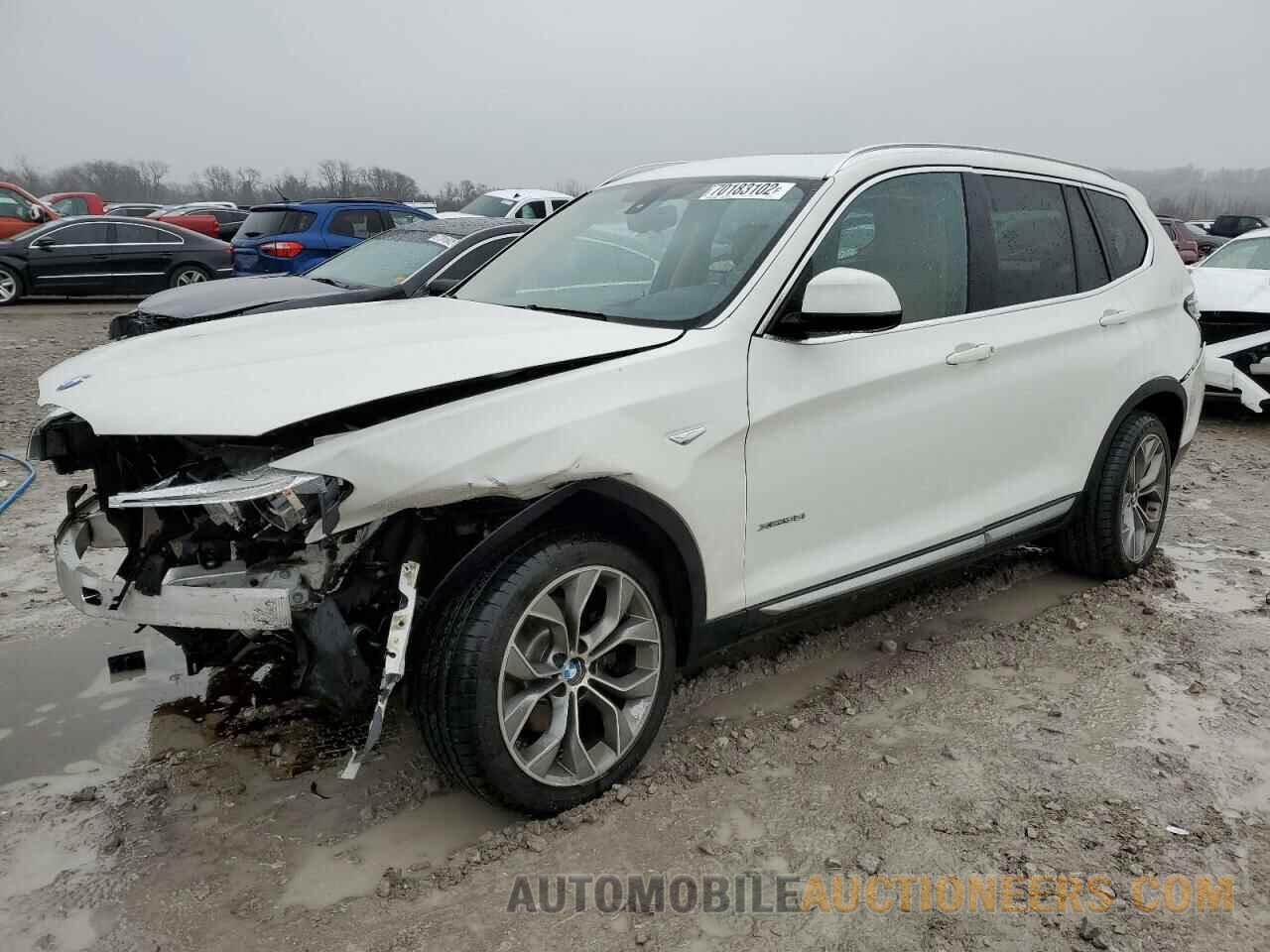 5UXWX7C55F0K31814 BMW X3 2015