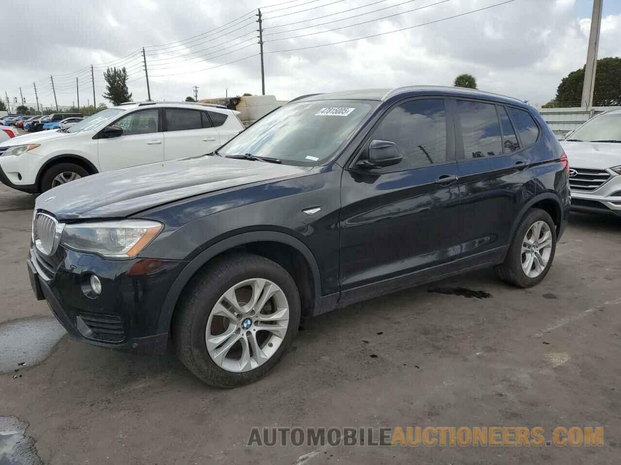 5UXWX7C55F0K32123 BMW X3 2015