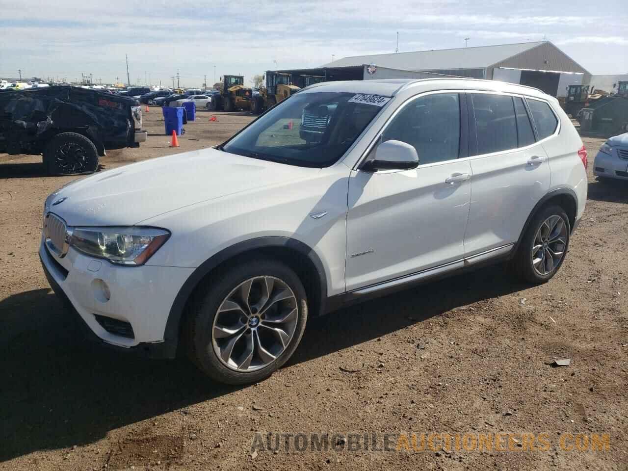 5UXWX7C55F0K33787 BMW X3 2015