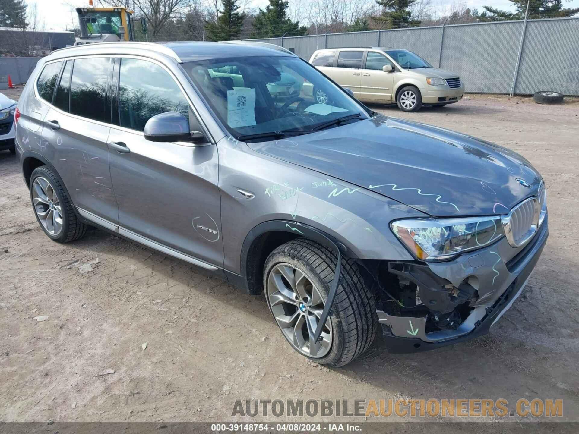 5UXWX7C55F0K34390 BMW X3 2015