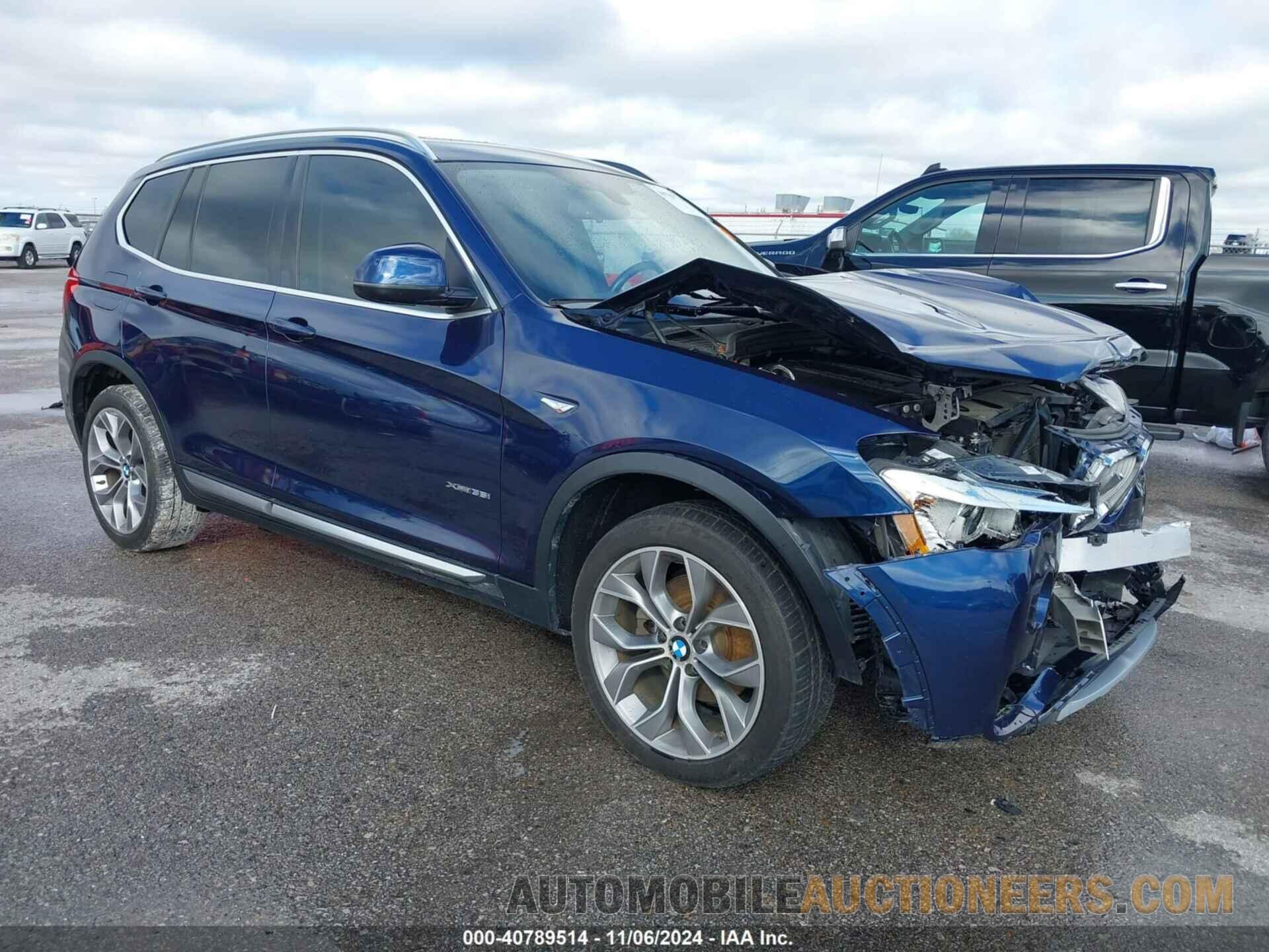 5UXWX7C55G0R16915 BMW X3 2016