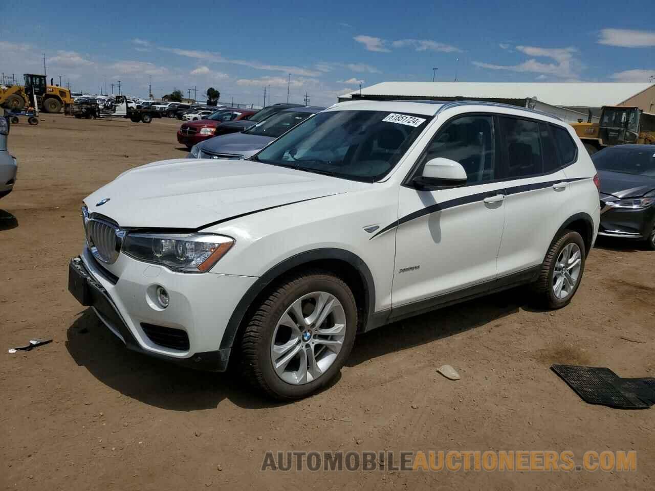 5UXWX7C56F0K31367 BMW X3 2015