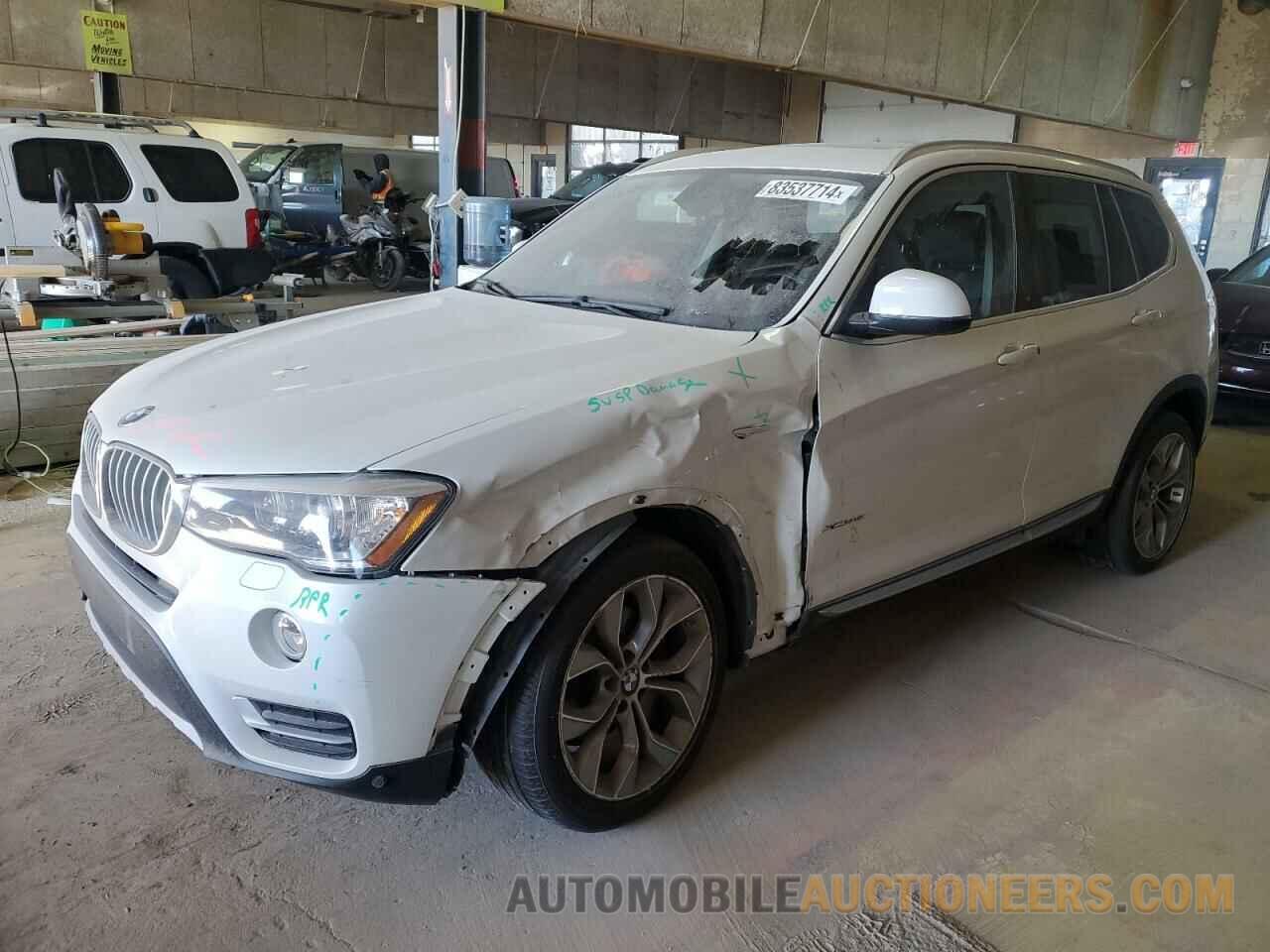 5UXWX7C56G0S15431 BMW X3 2016