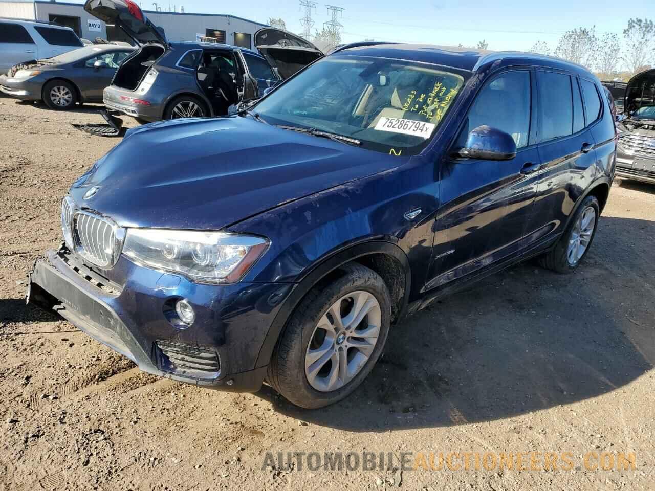 5UXWX7C56H0S19562 BMW X3 2017