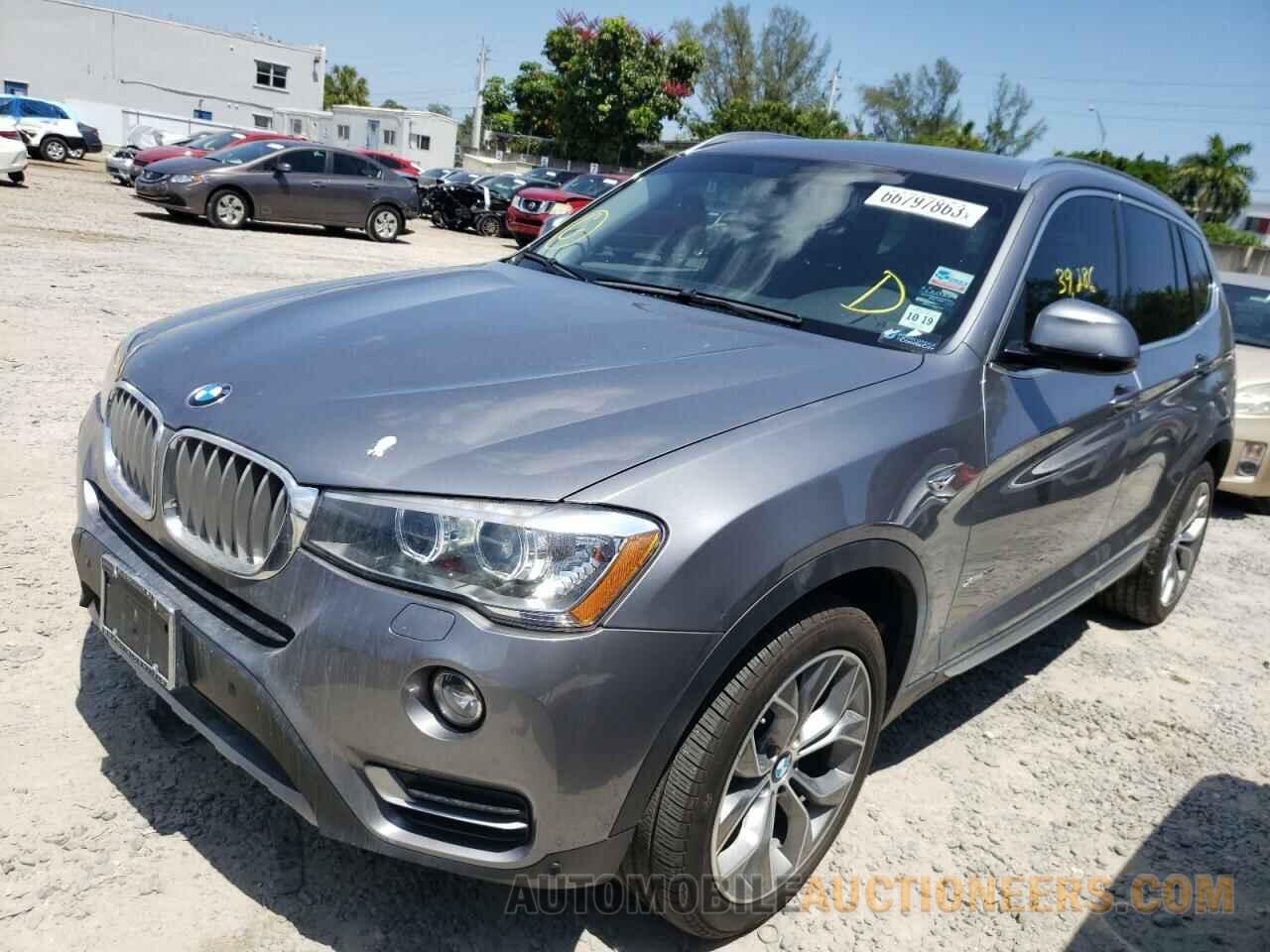 5UXWX7C57F0K33533 BMW X3 2015