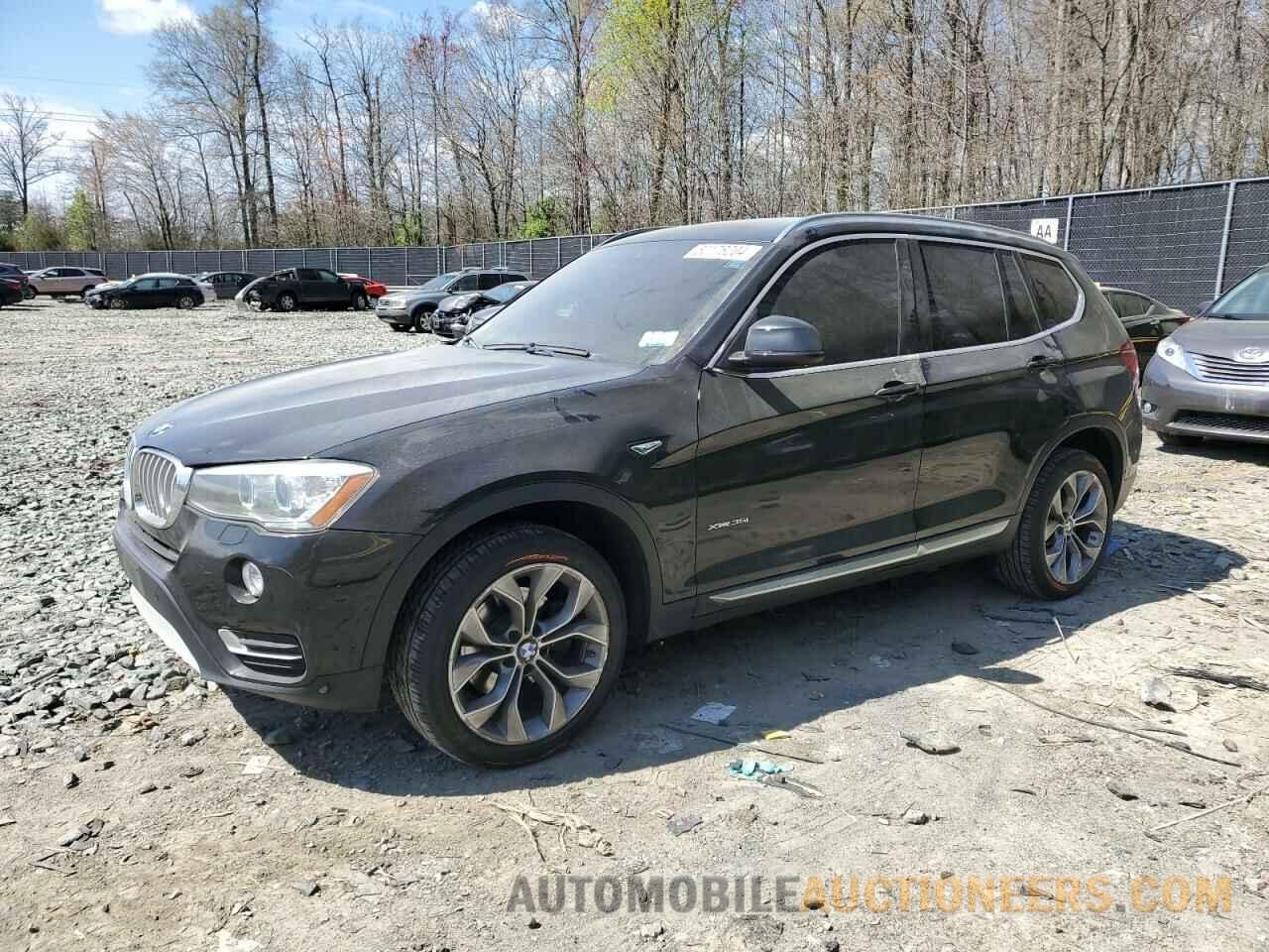 5UXWX7C58F0K31600 BMW X3 2015