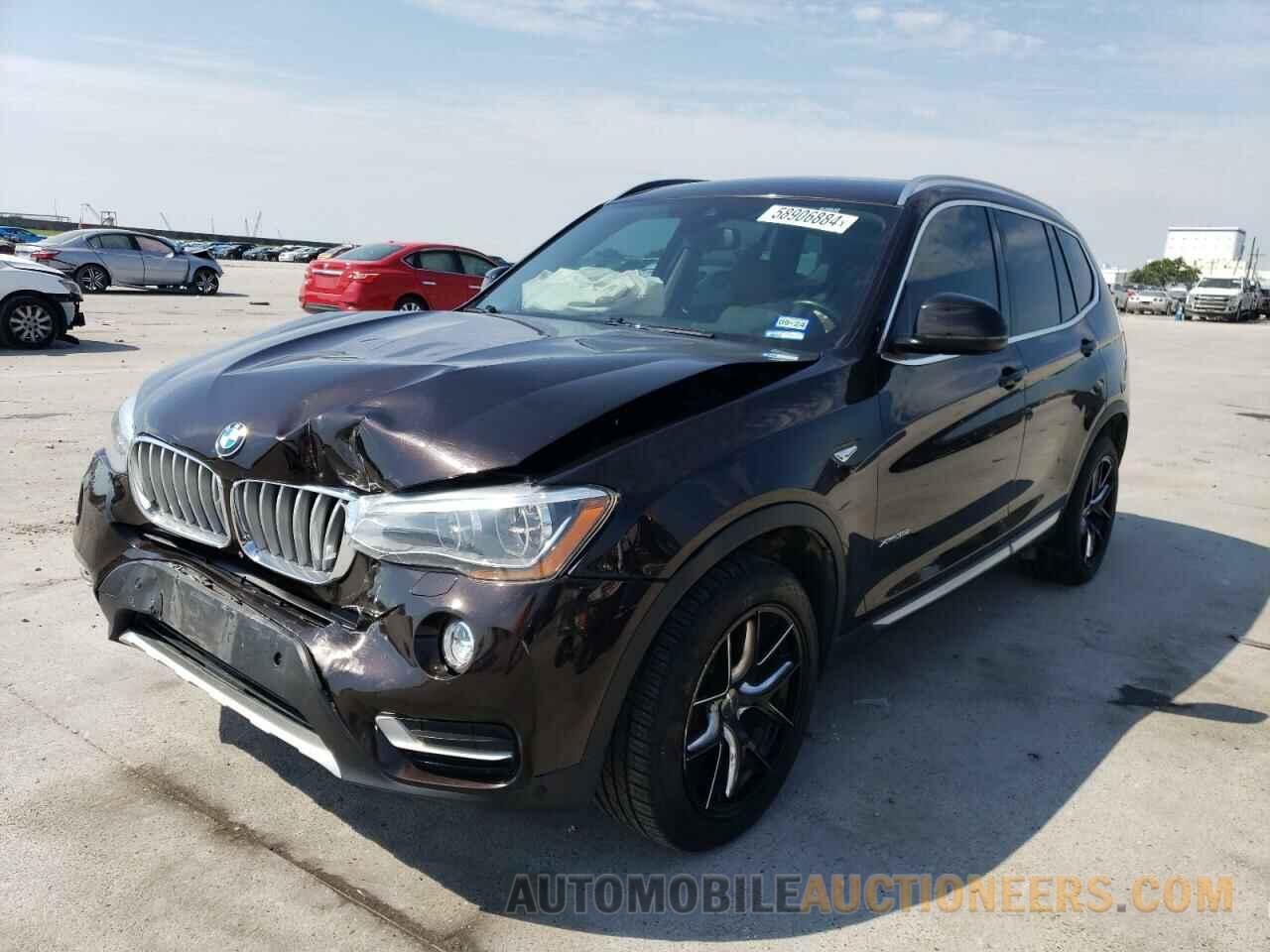 5UXWX7C58F0K33413 BMW X3 2015